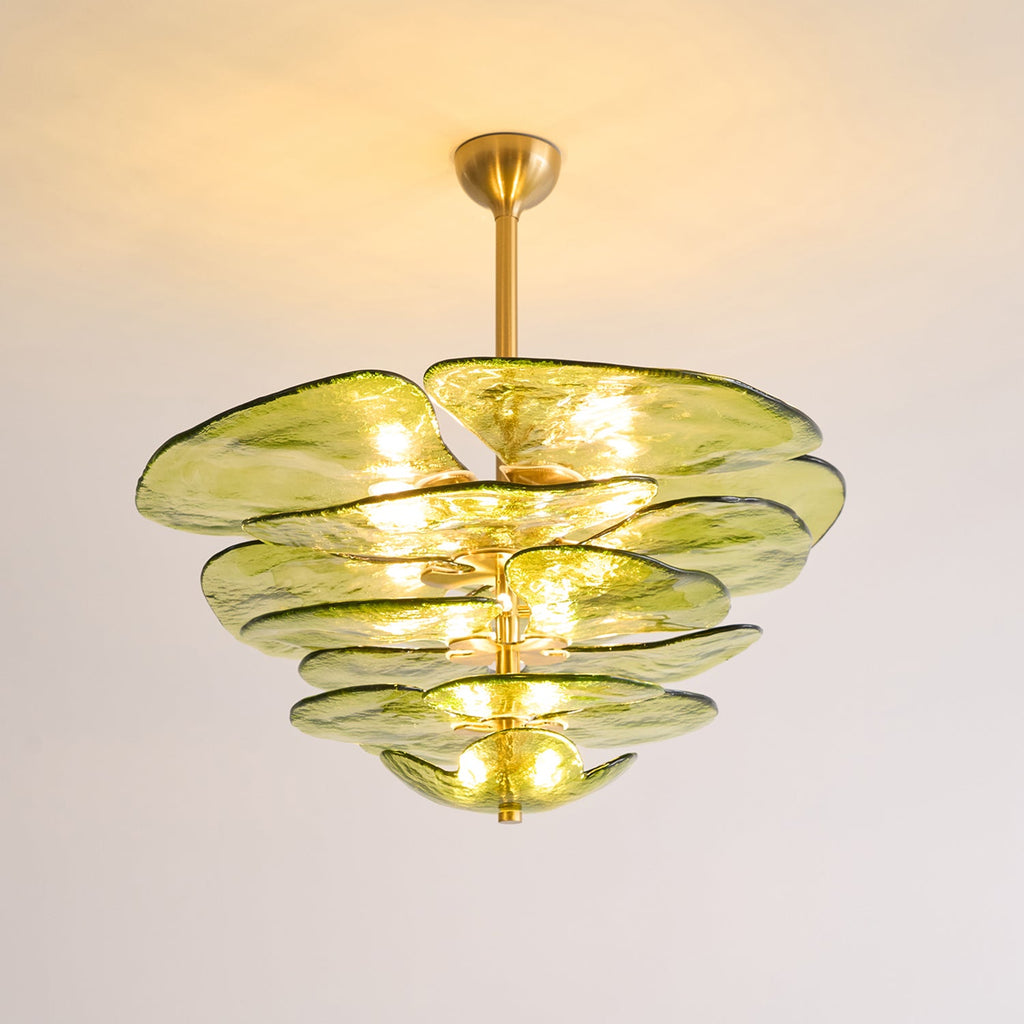 Violet Petal Venetian Light Fixture