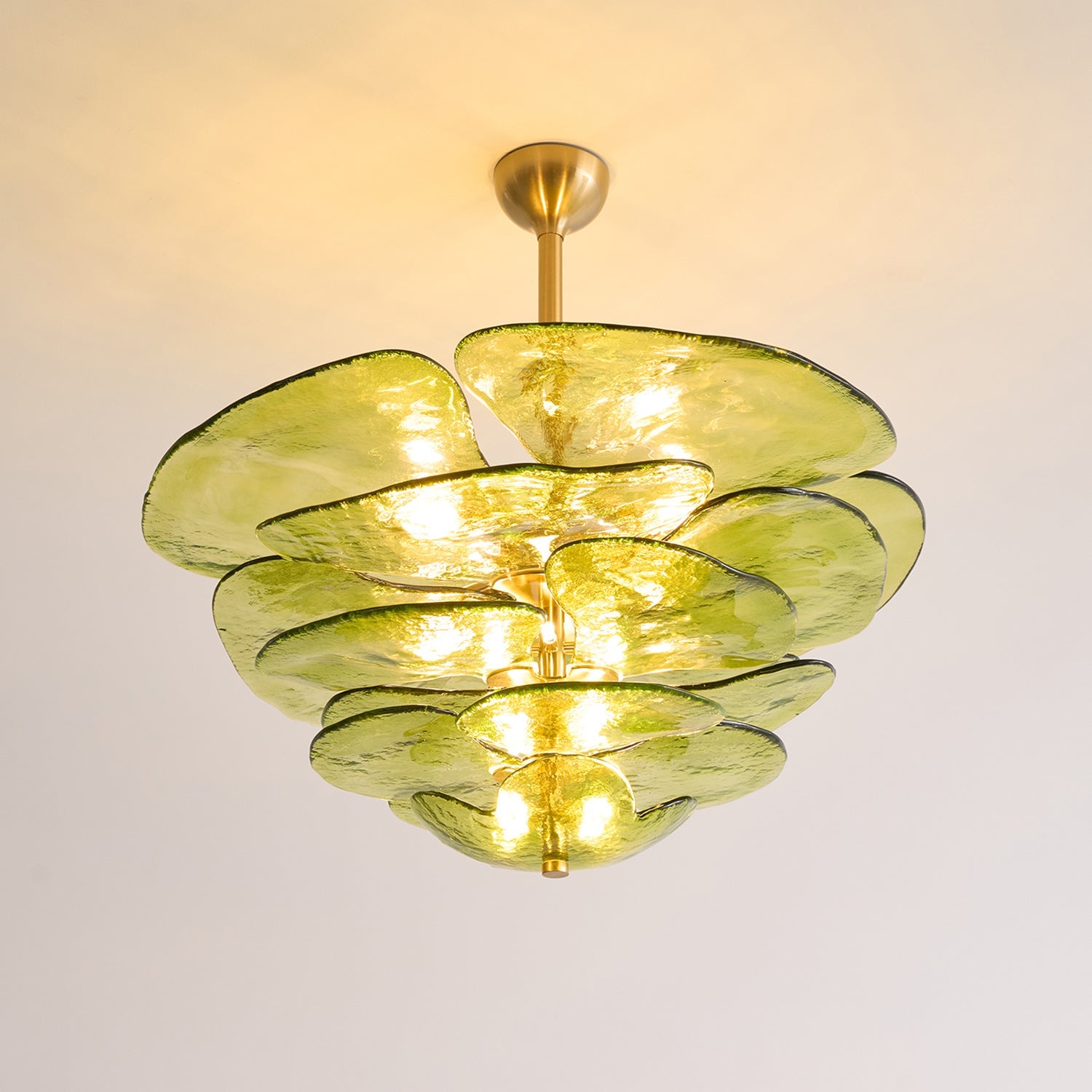 Violet Petal Venetian Light Fixture