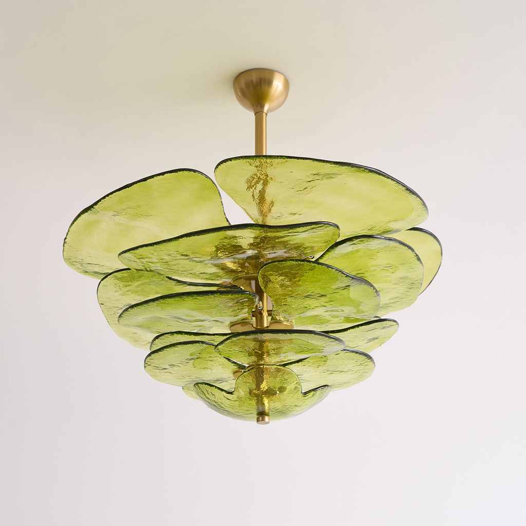 Violet Petal Venetian Light Fixture