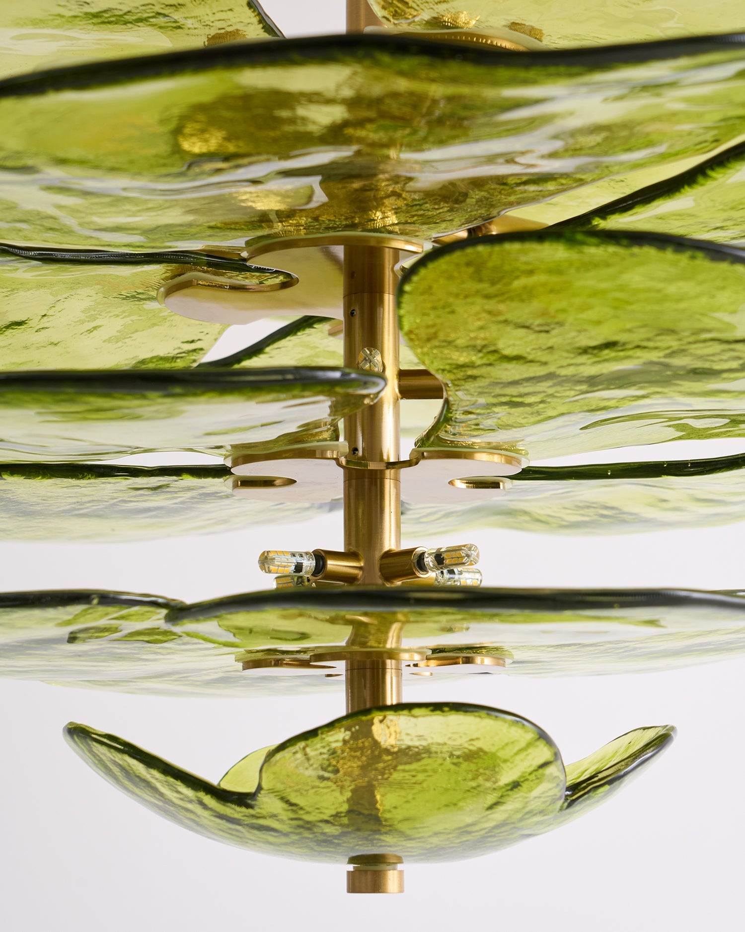 Violet Petal Venetian Light Fixture