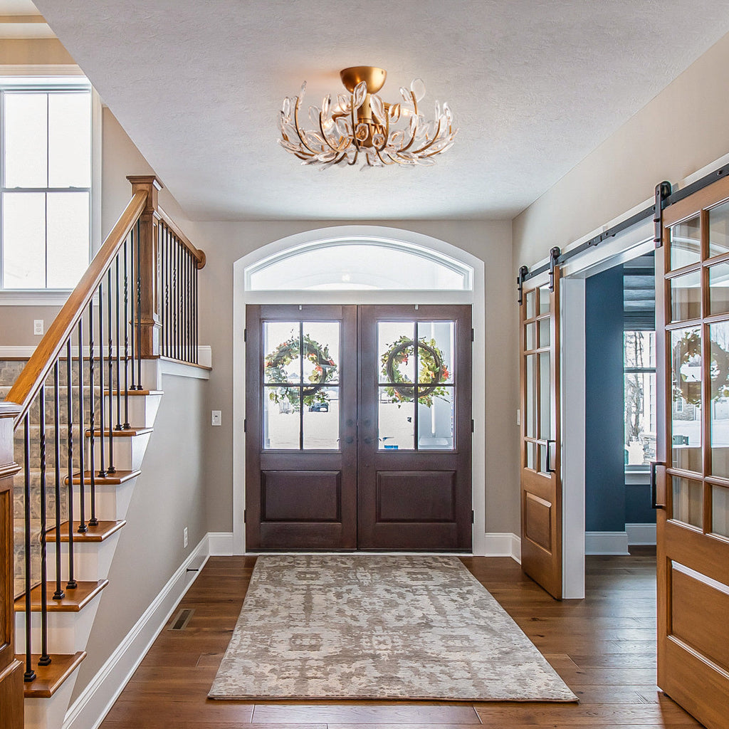 WINTHROP ORNATE IRON CEILING LANTERN