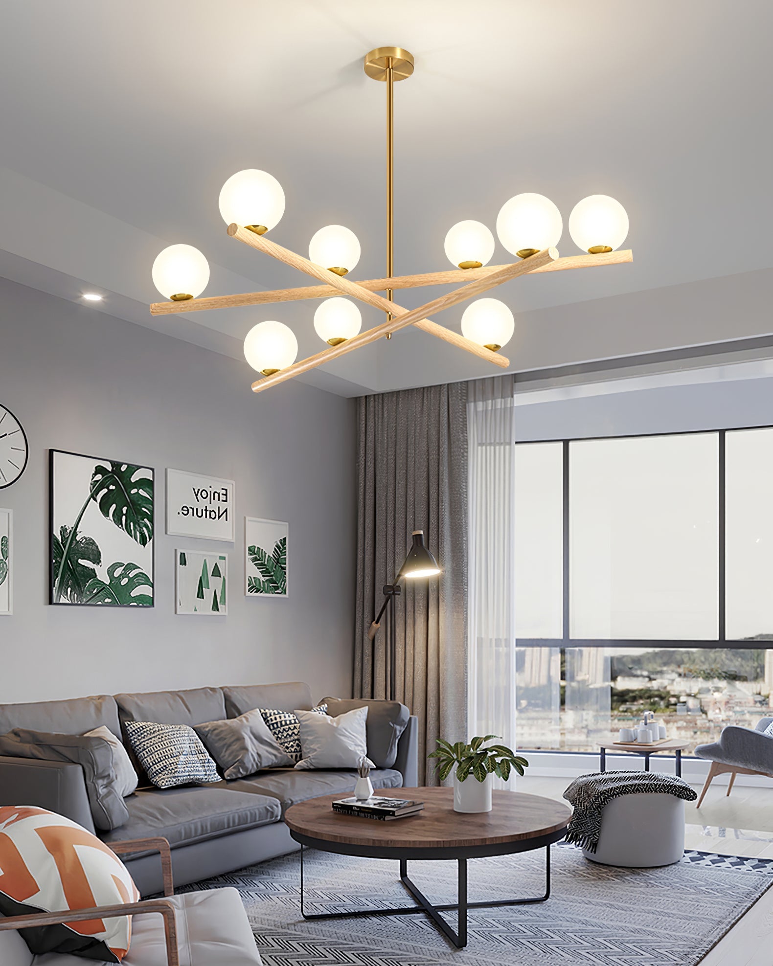 WINTHROP ORBITAL SPHERE LUMINAIRE