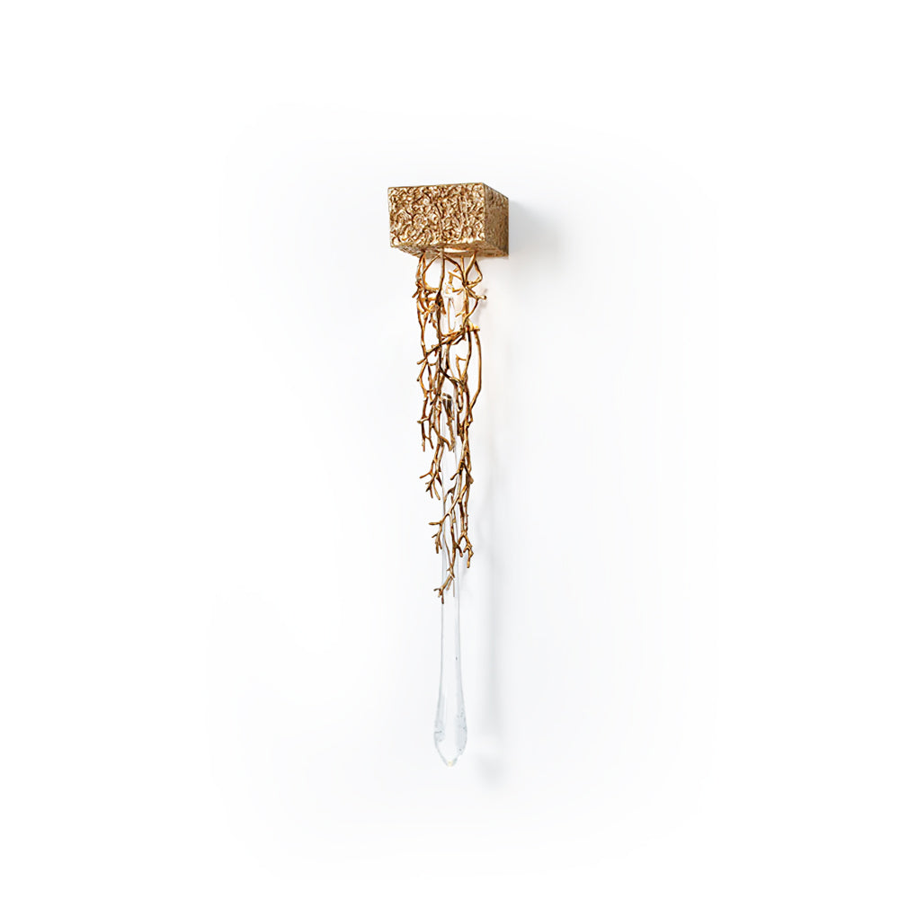 RIVERTON GLASS DROPLET WALL SCONCE