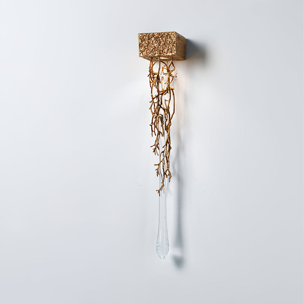 RIVERTON GLASS DROPLET WALL SCONCE
