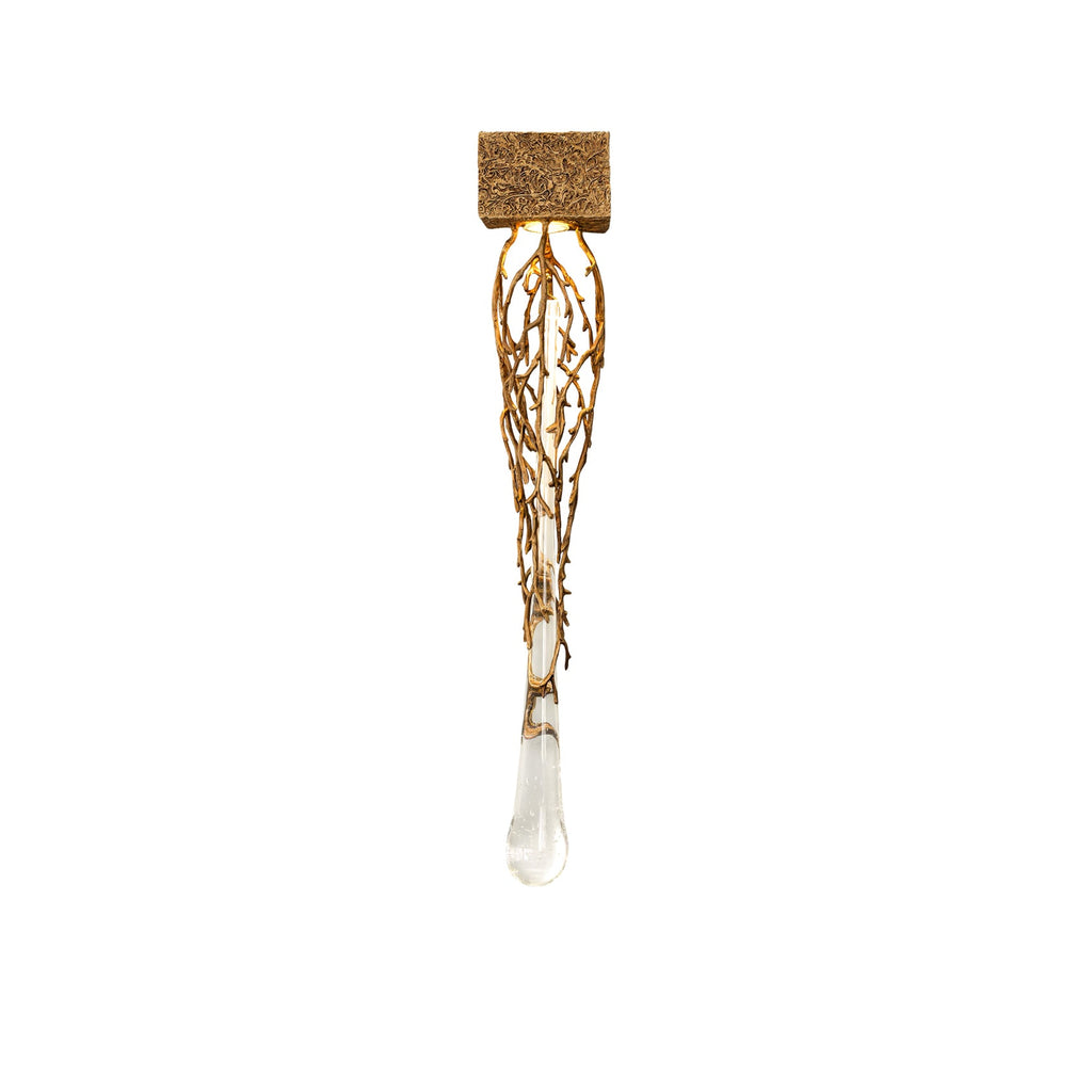 RIVERTON GLASS DROPLET WALL SCONCE