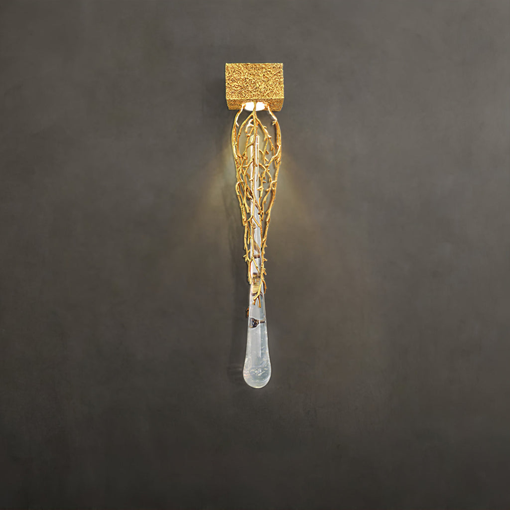 RIVERTON GLASS DROPLET WALL SCONCE
