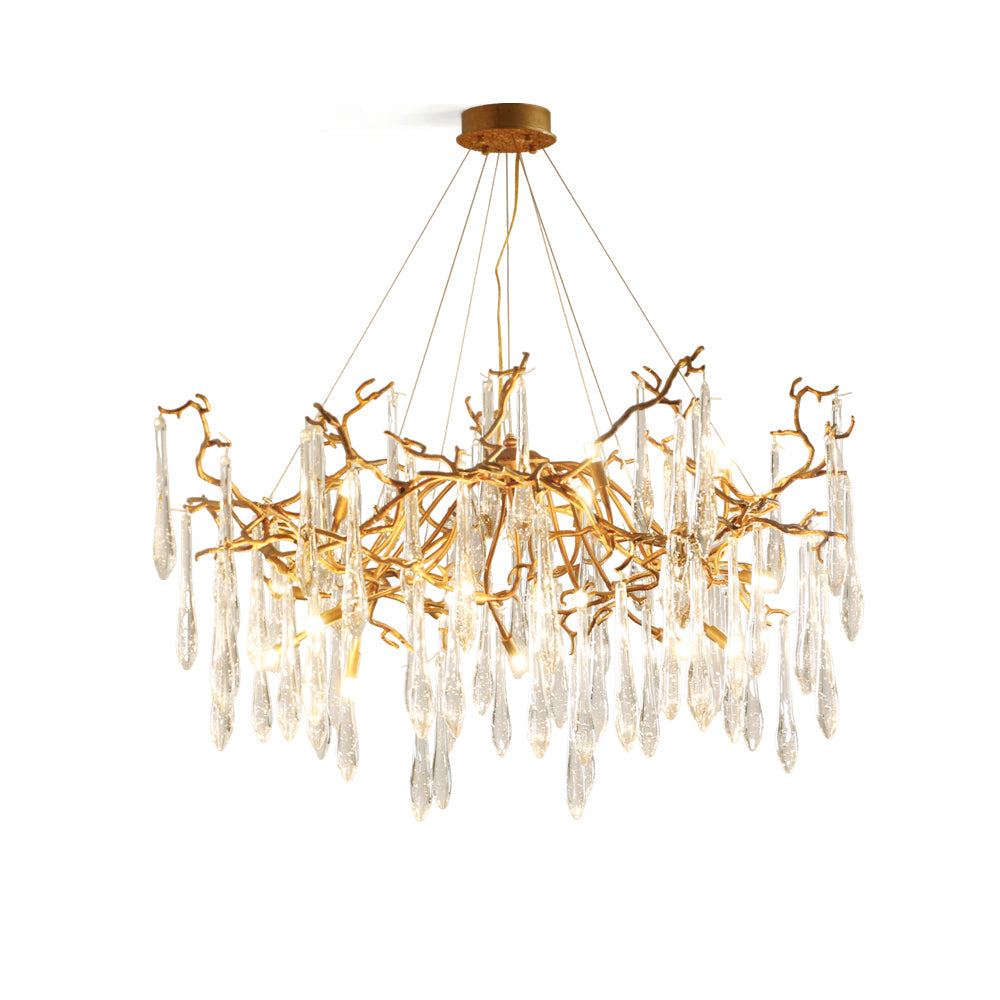 WINTHROP CRYSTAL LANTERN CHANDELIER