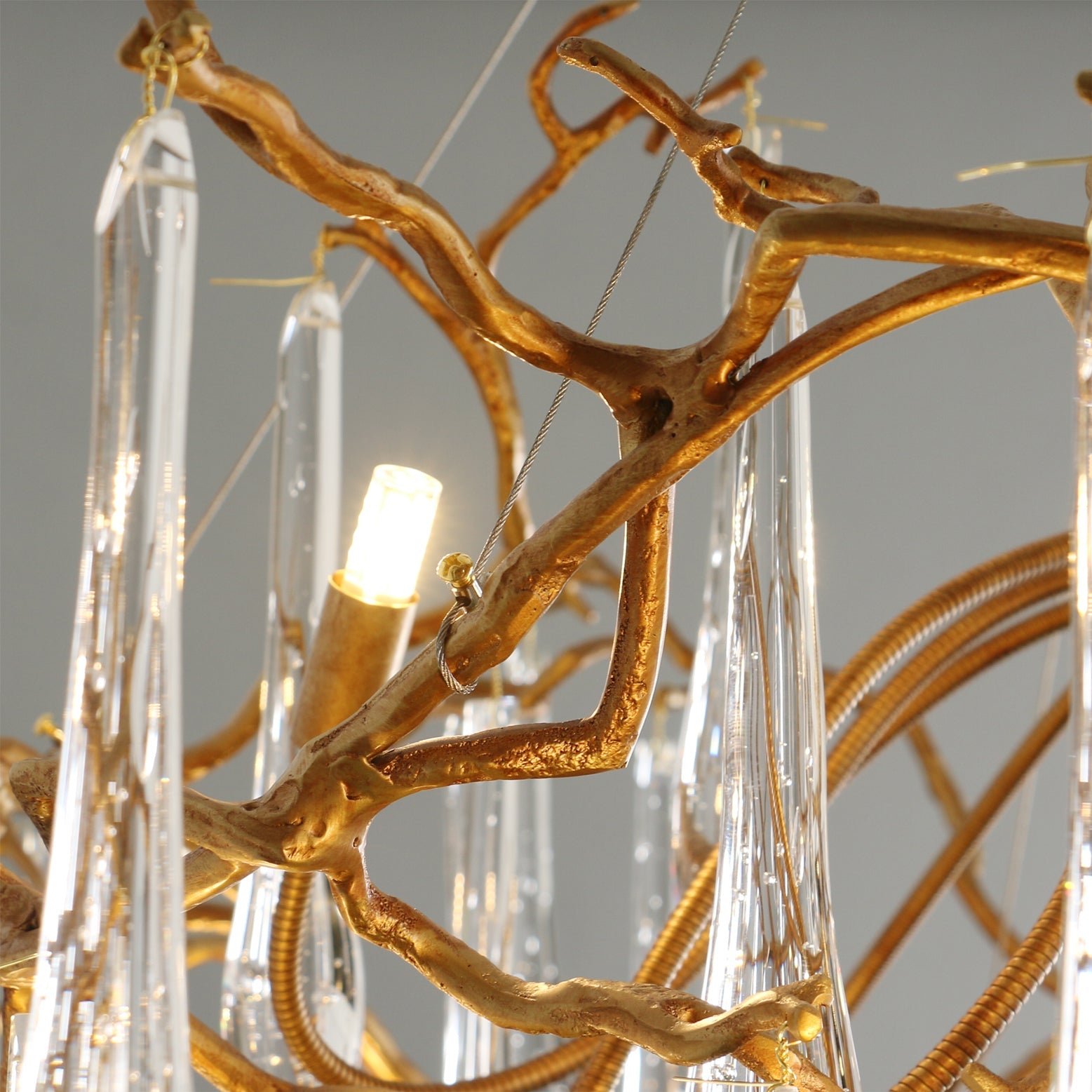 WINTHROP CRYSTAL LANTERN CHANDELIER