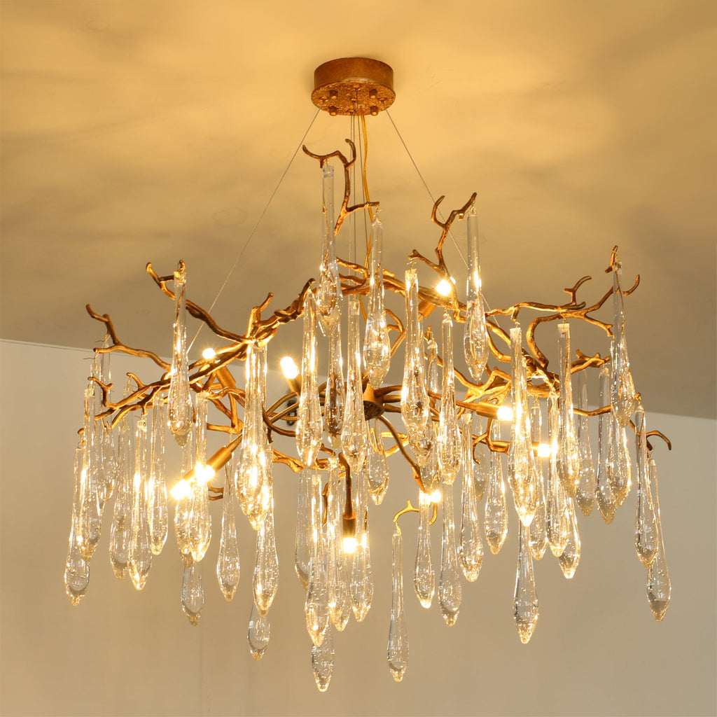 WINTHROP CRYSTAL LANTERN CHANDELIER