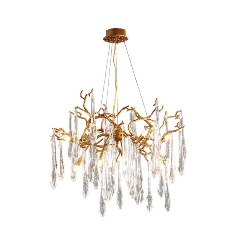 WINTHROP CRYSTAL LANTERN CHANDELIER