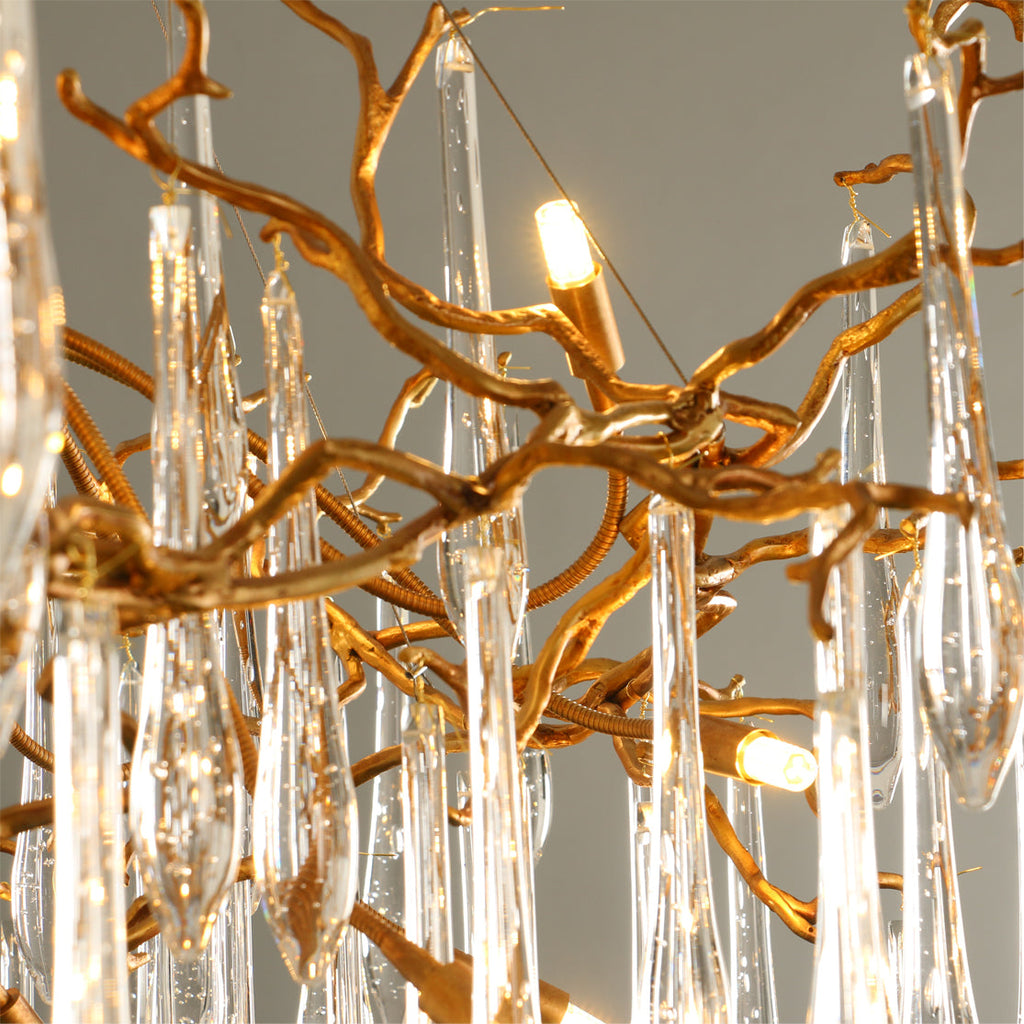 WINTHROP CRYSTAL LANTERN CHANDELIER