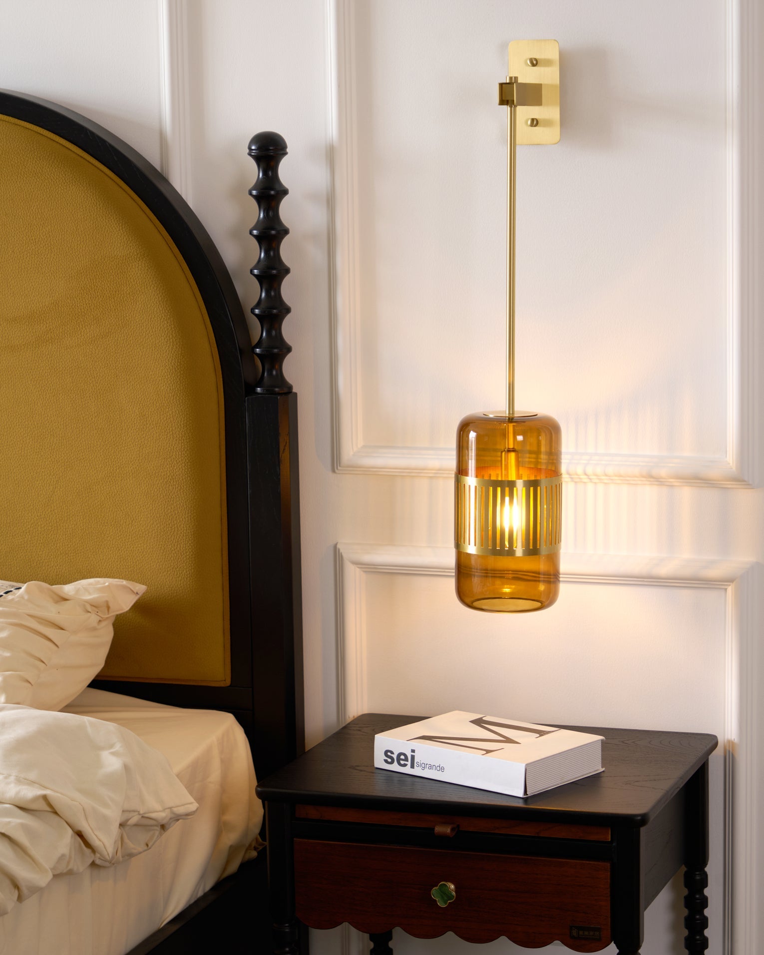 FENWICK SCULPTED IRON WALL SCONCE