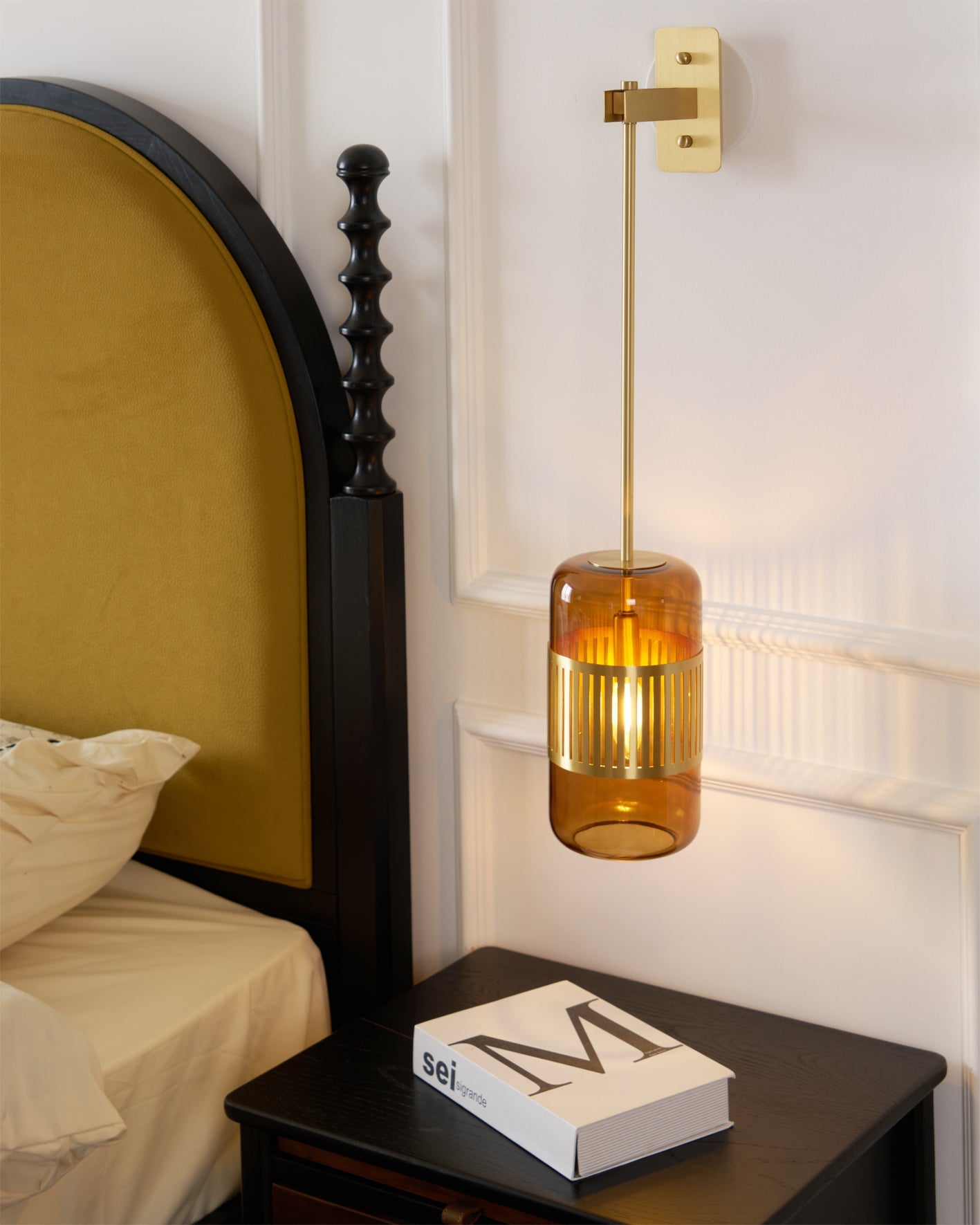 FENWICK SCULPTED IRON WALL SCONCE