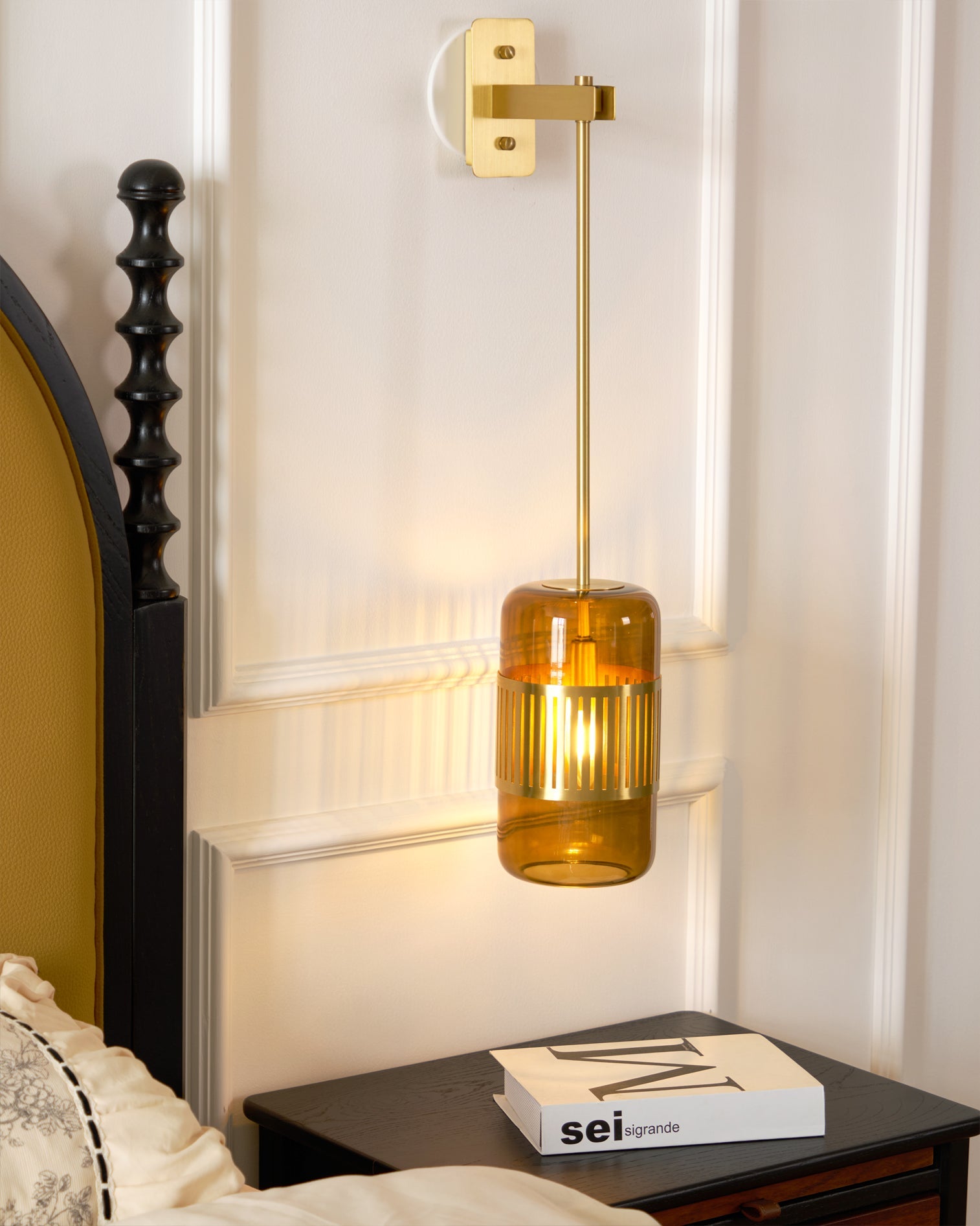 FENWICK SCULPTED IRON WALL SCONCE
