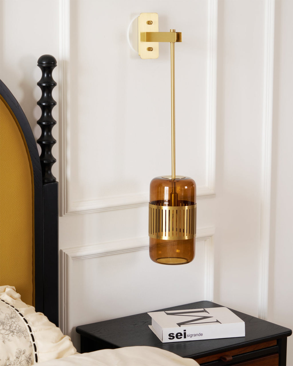 FENWICK SCULPTED IRON WALL SCONCE