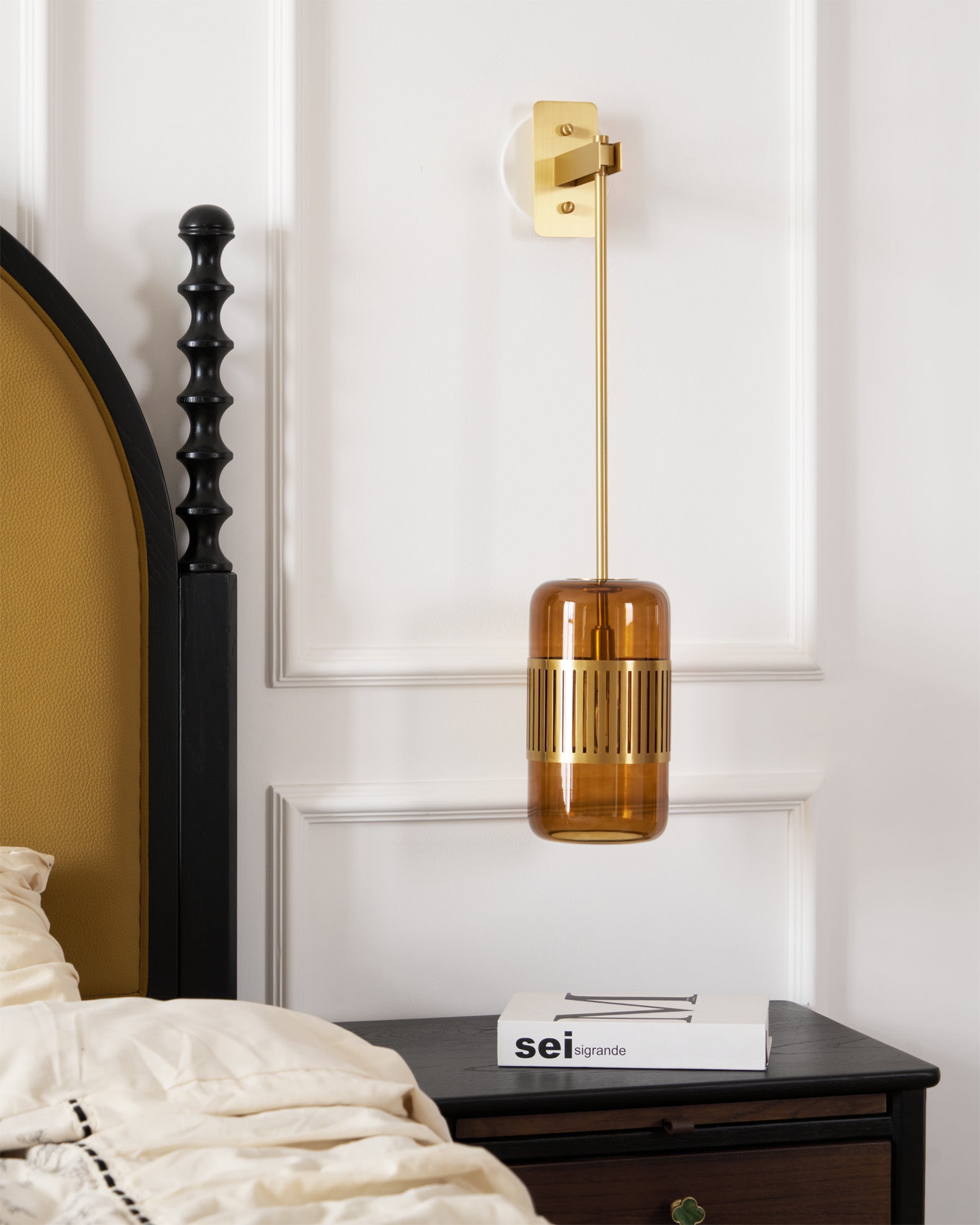 FENWICK SCULPTED IRON WALL SCONCE