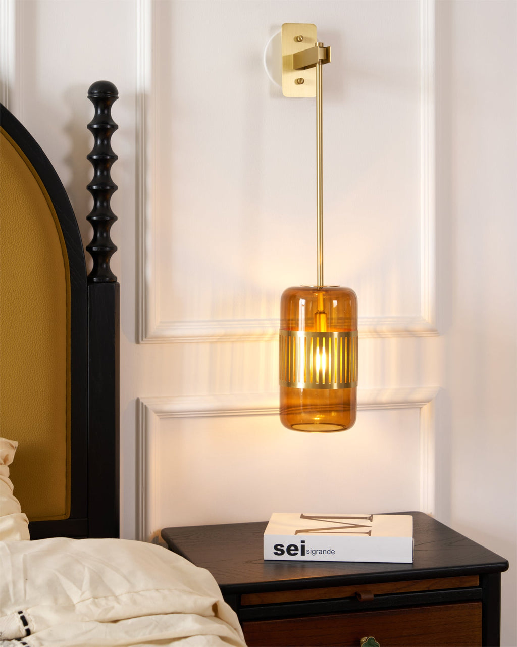 FENWICK SCULPTED IRON WALL SCONCE