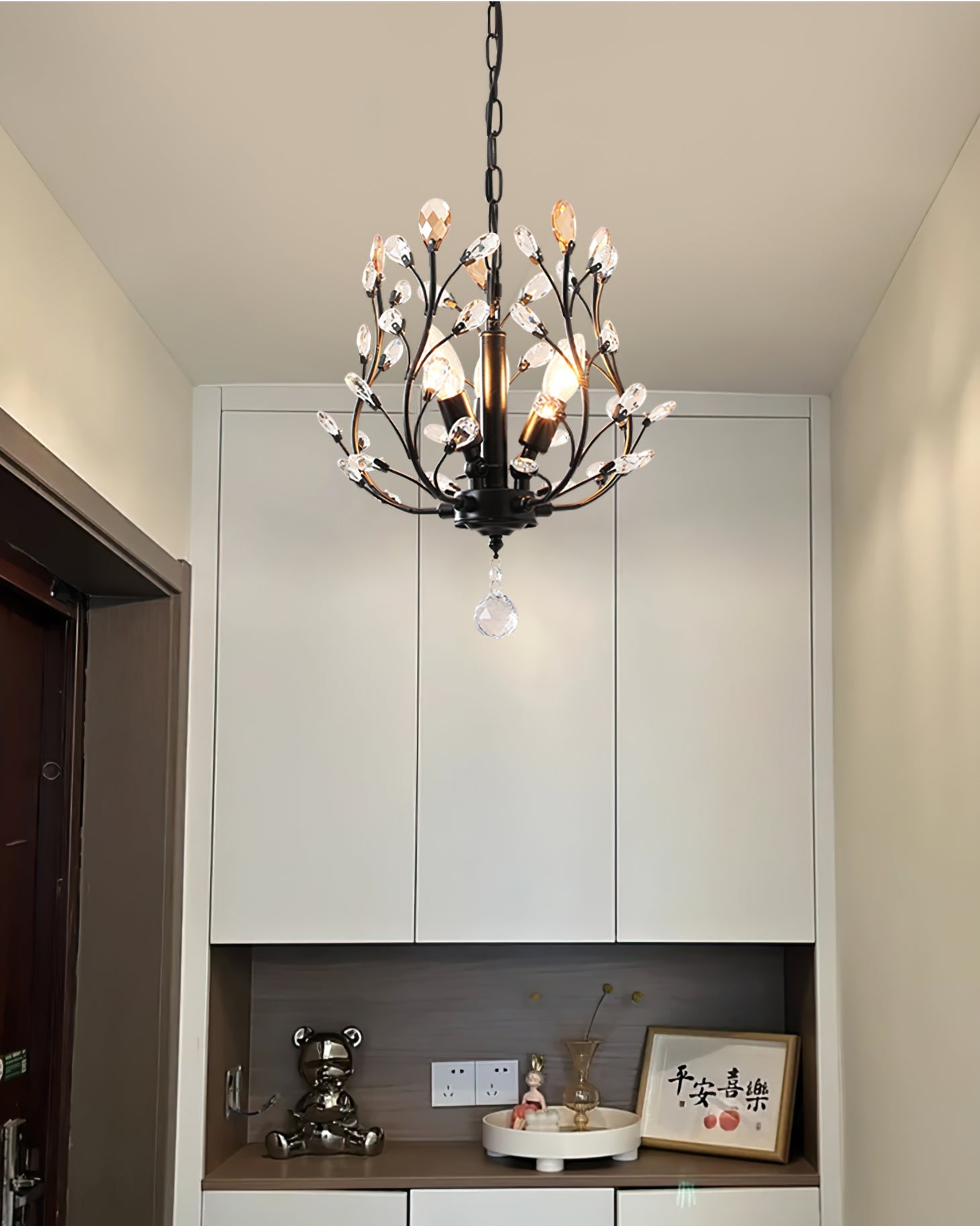 WHITBY CRYSTAL DROPLET HANGING LAMP