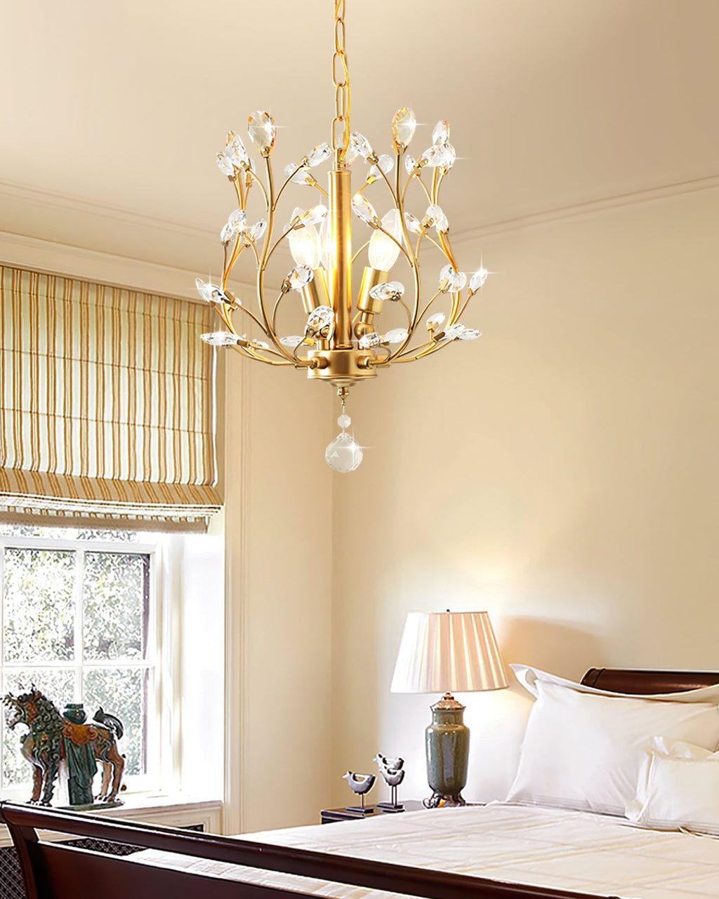WHITBY CRYSTAL DROPLET HANGING LAMP