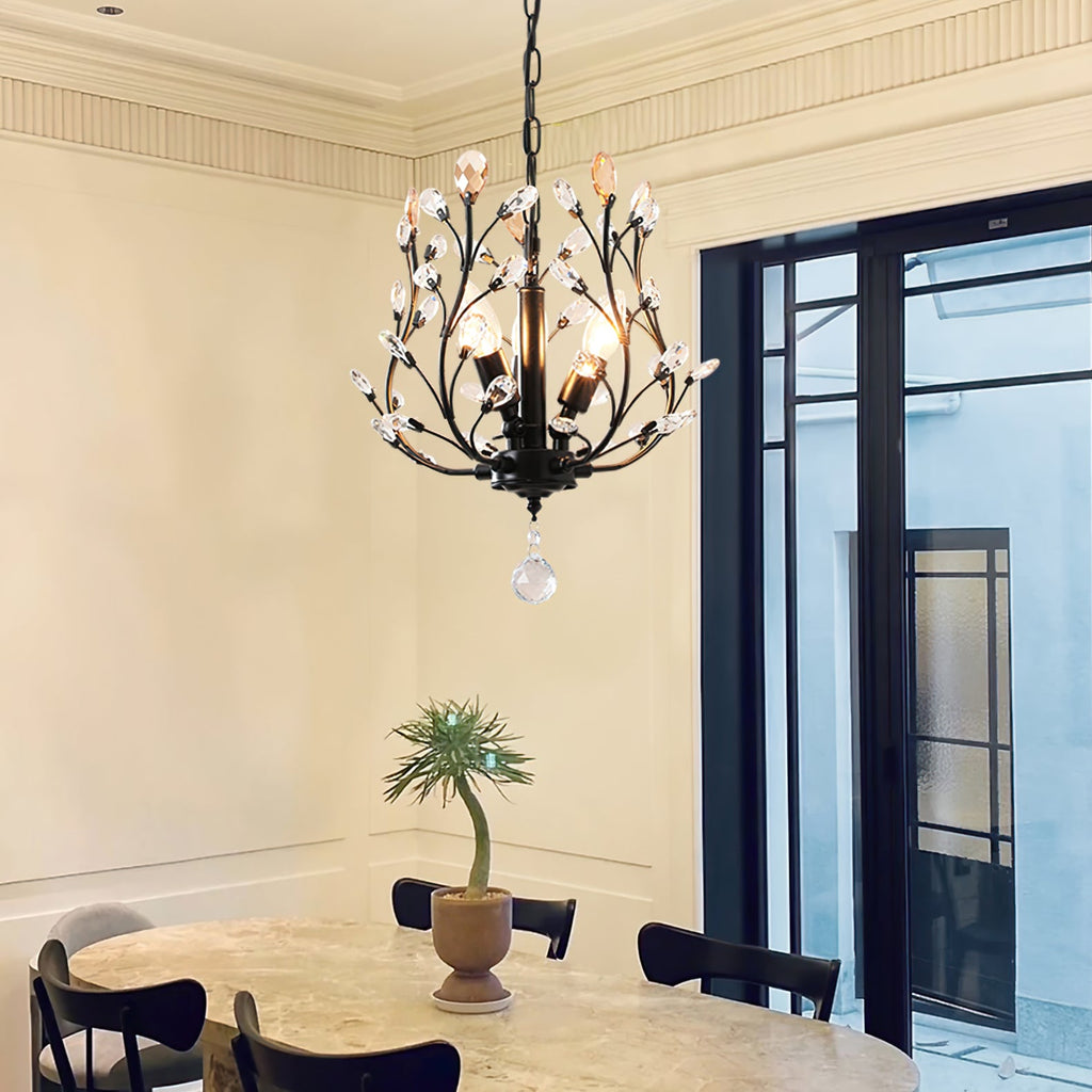WHITBY CRYSTAL DROPLET HANGING LAMP