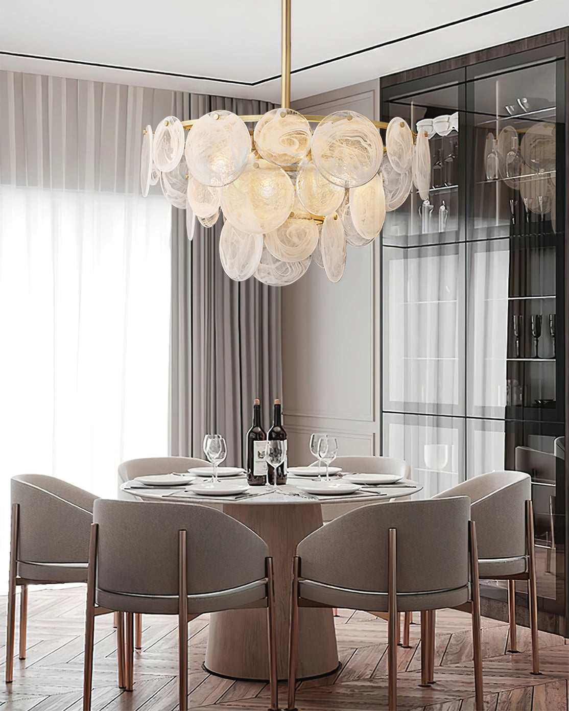 VANDERBILT CRYSTAL RAIN CHANDELIER