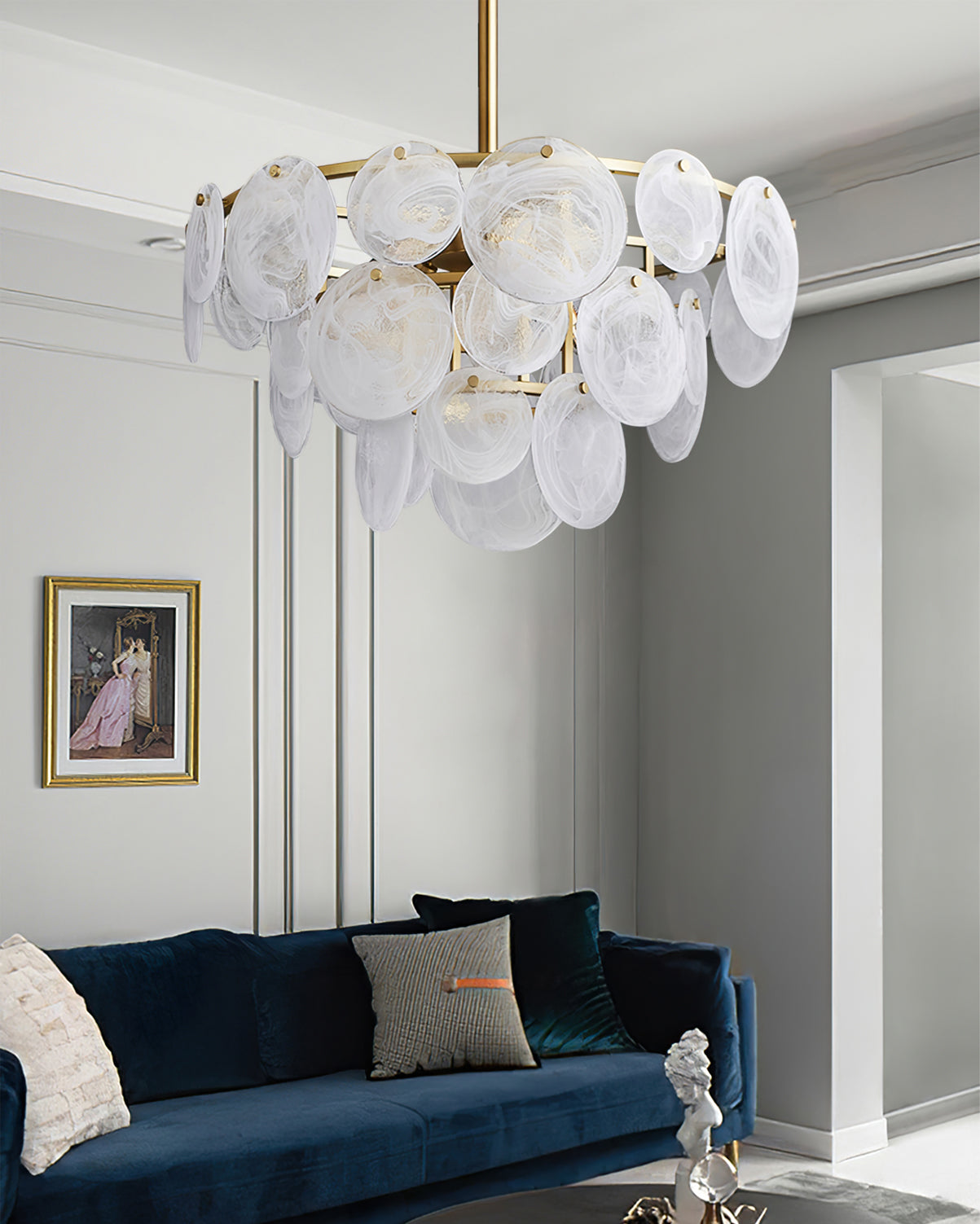 VANDERBILT CRYSTAL RAIN CHANDELIER