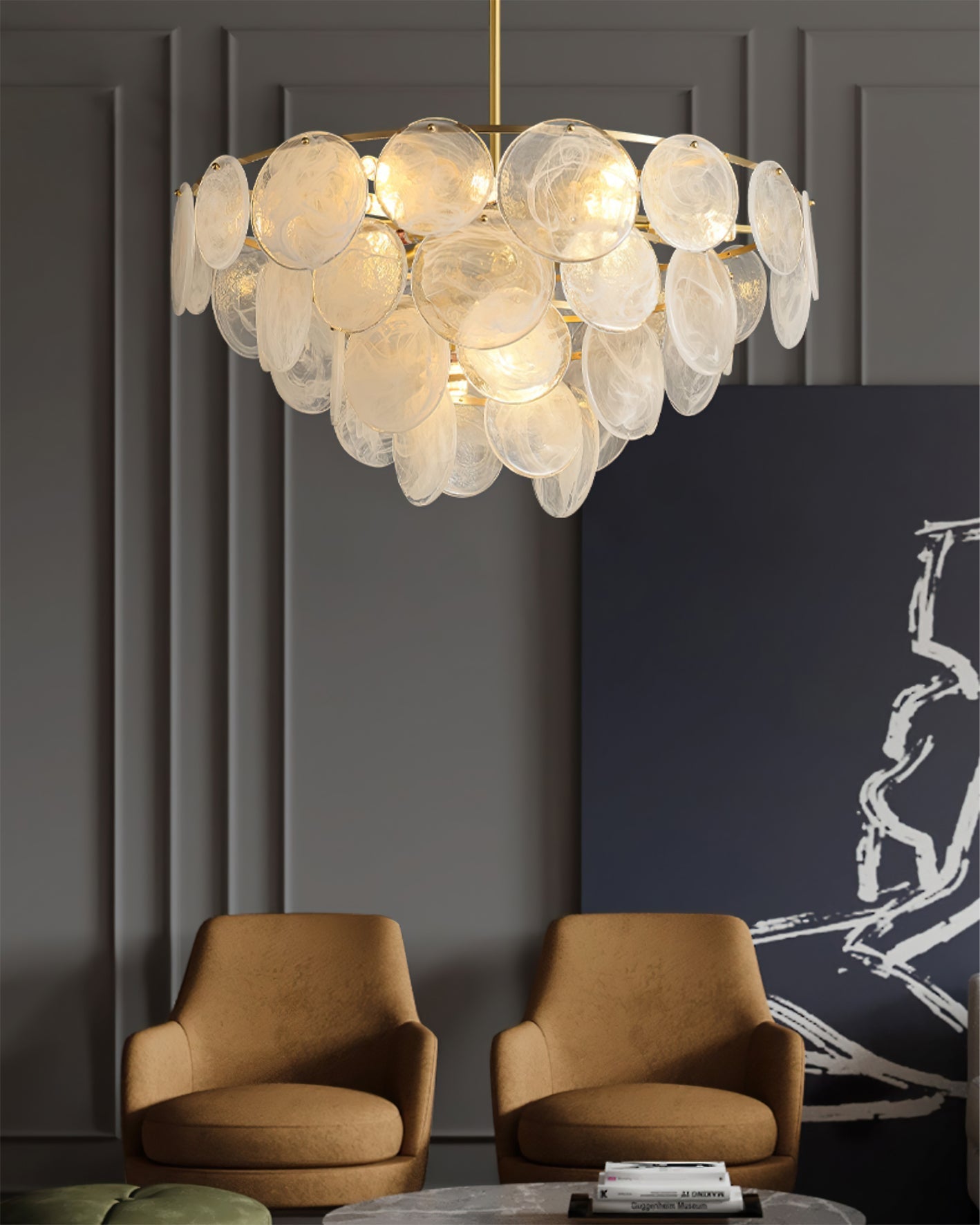 VANDERBILT CRYSTAL RAIN CHANDELIER