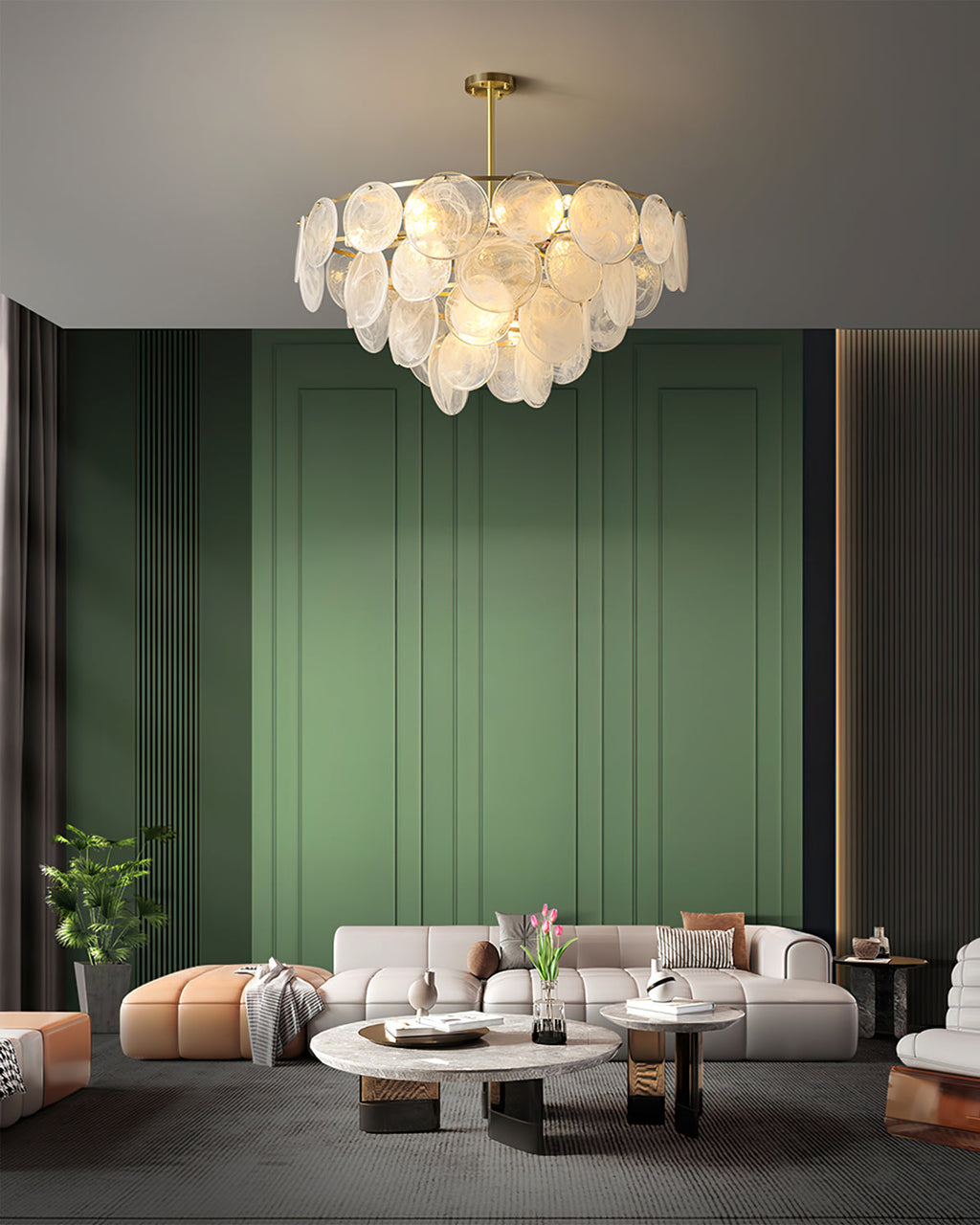 VANDERBILT CRYSTAL RAIN CHANDELIER