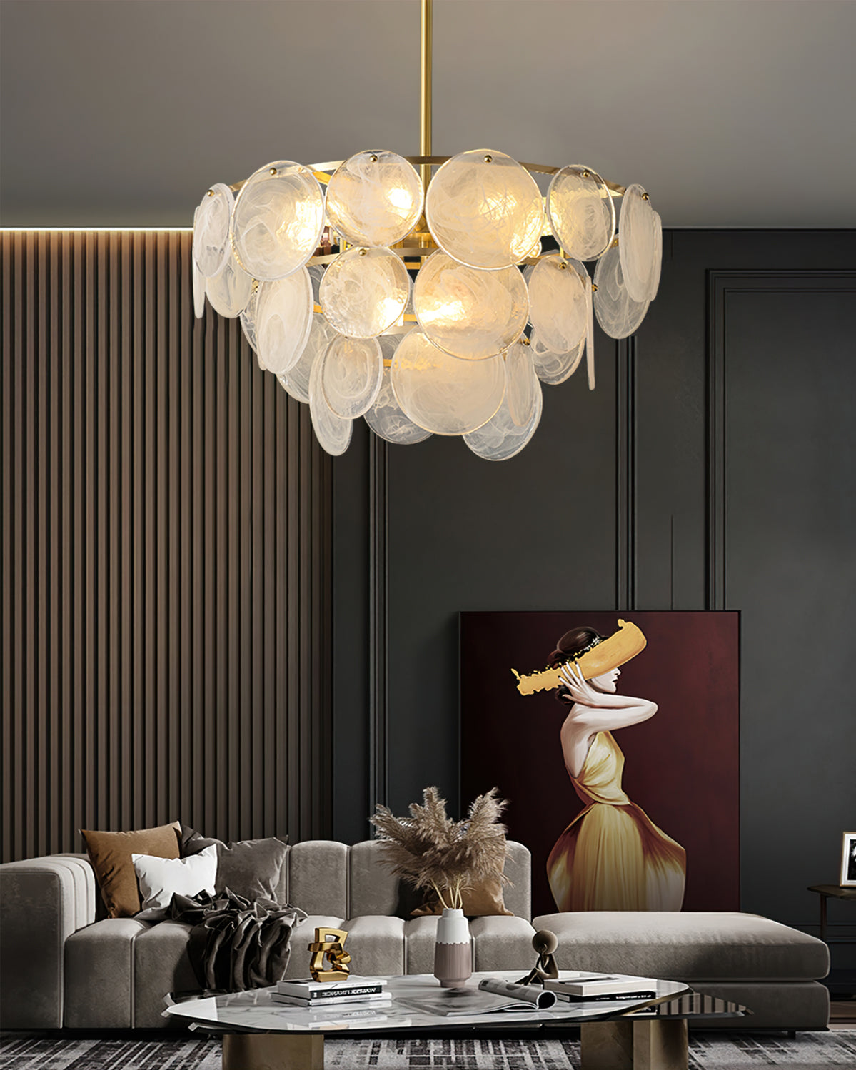 VANDERBILT CRYSTAL RAIN CHANDELIER