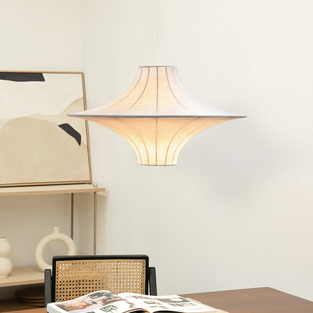 HEATHCLIFF SILK DRAPED HANGING LANTERN