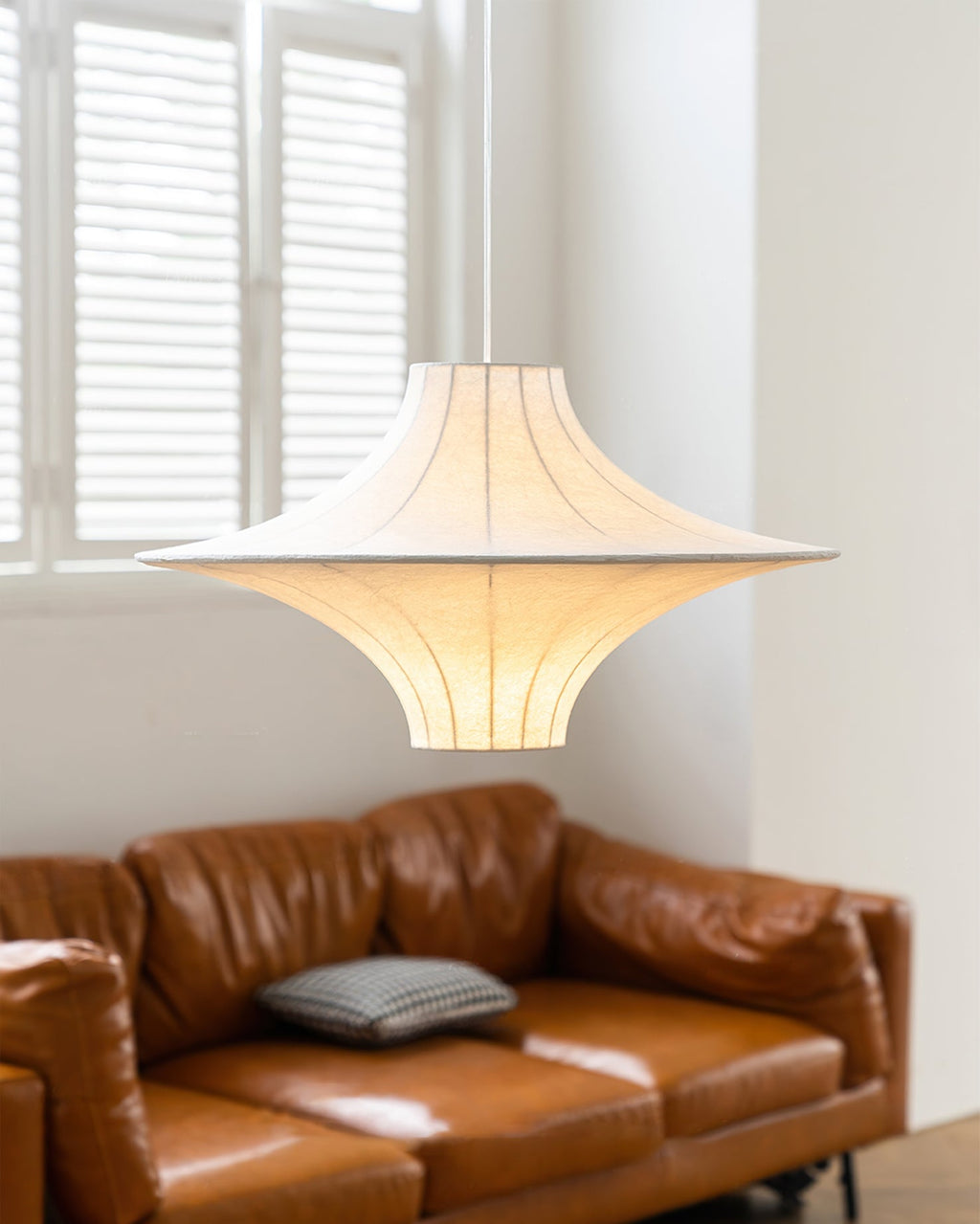 HEATHCLIFF SILK DRAPED HANGING LANTERN