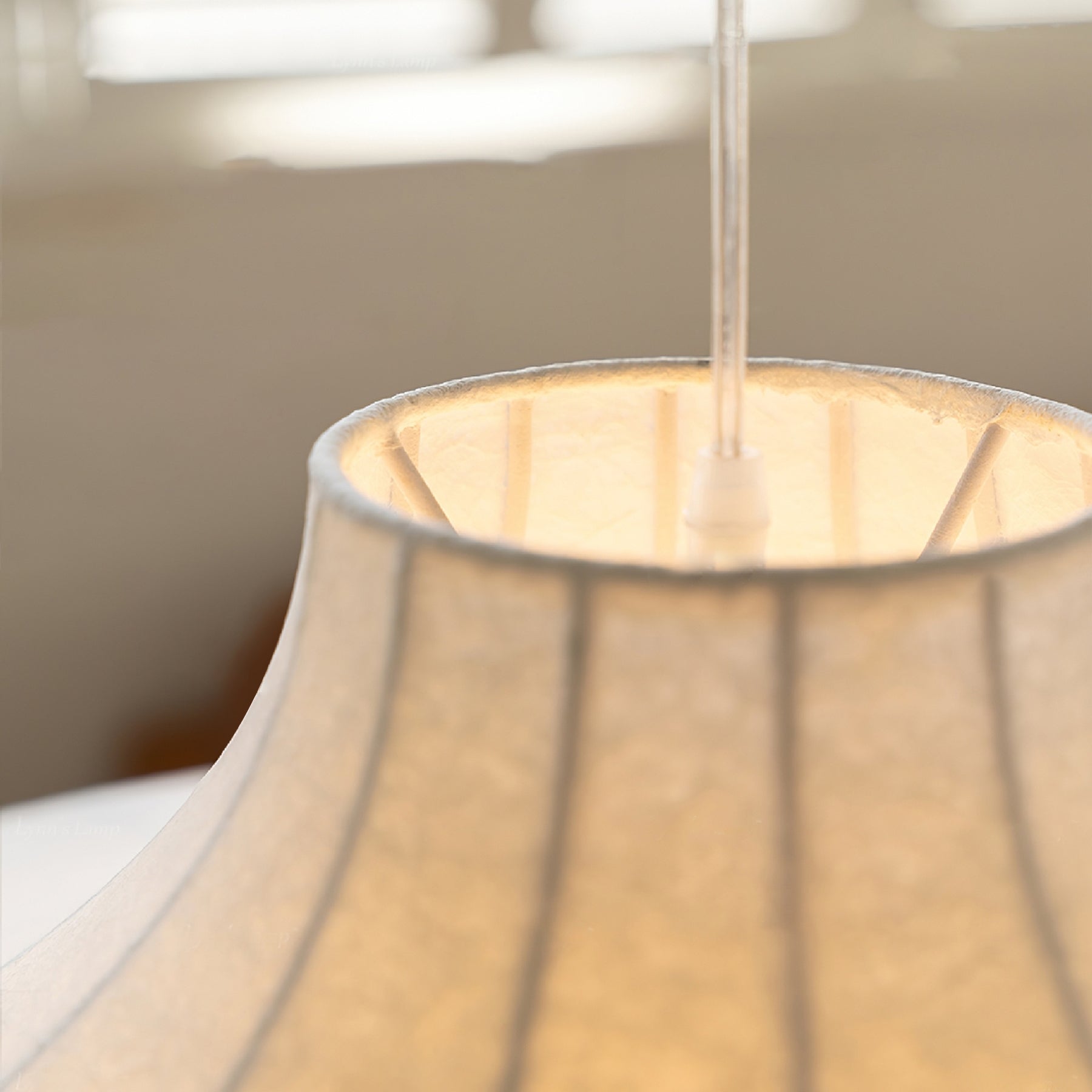 HEATHCLIFF SILK DRAPED HANGING LANTERN