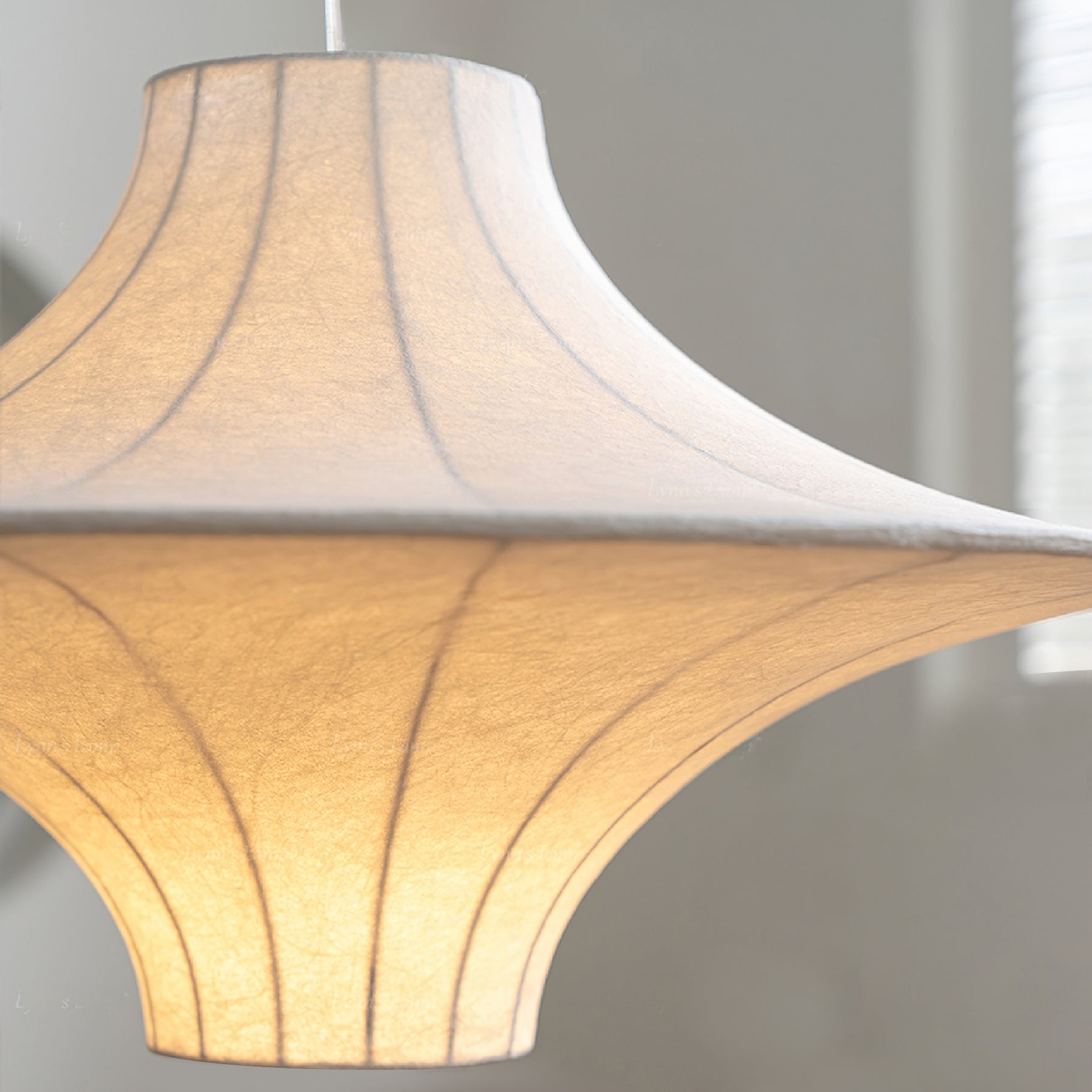 HEATHCLIFF SILK DRAPED HANGING LANTERN