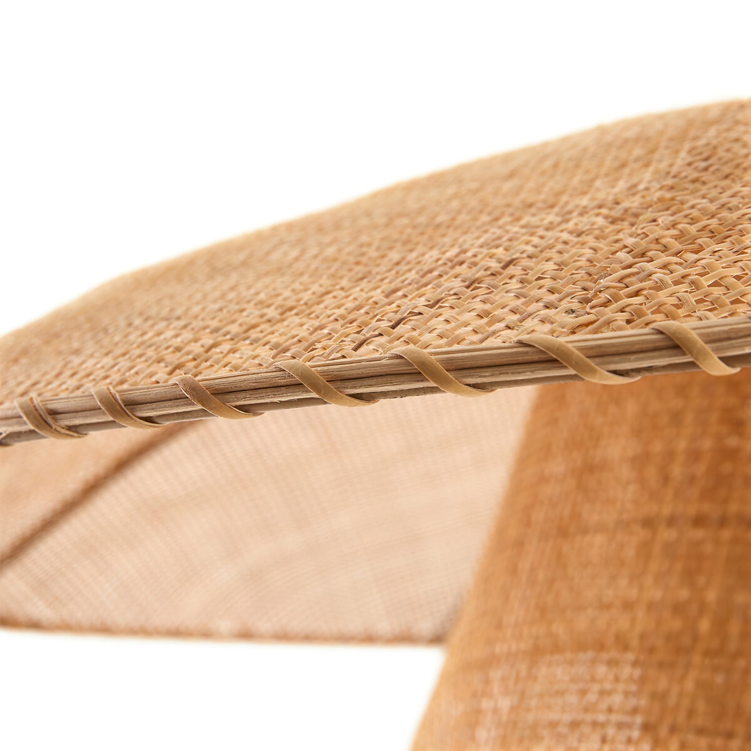 WINTHORPE WOVEN RATTAN HANGING LAMP