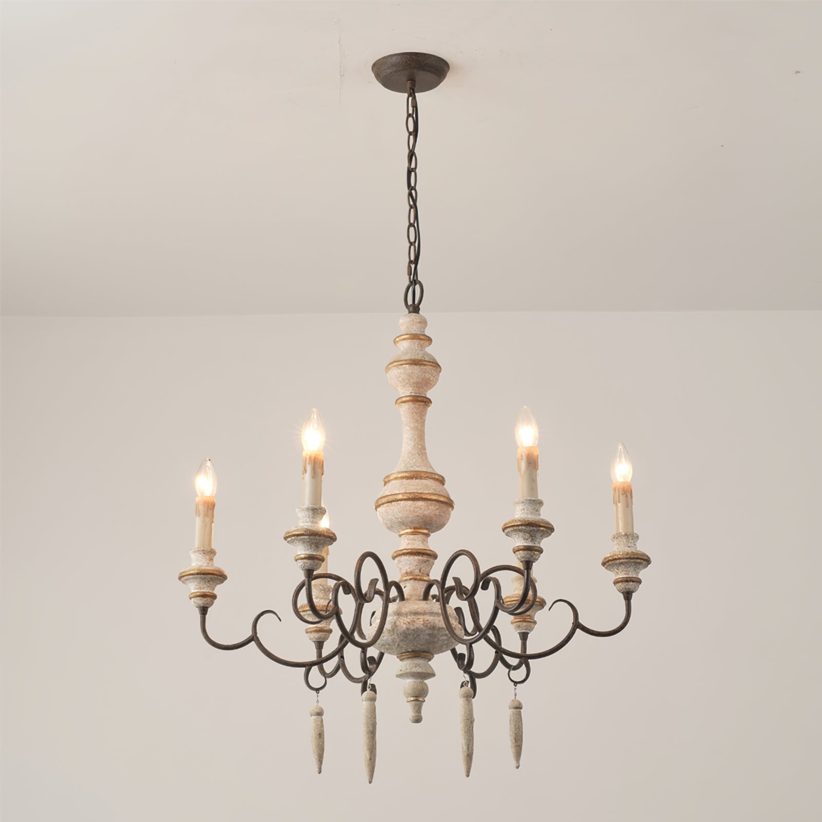 RAVENHALL CRYSTAL TEARDROP CHANDELIER