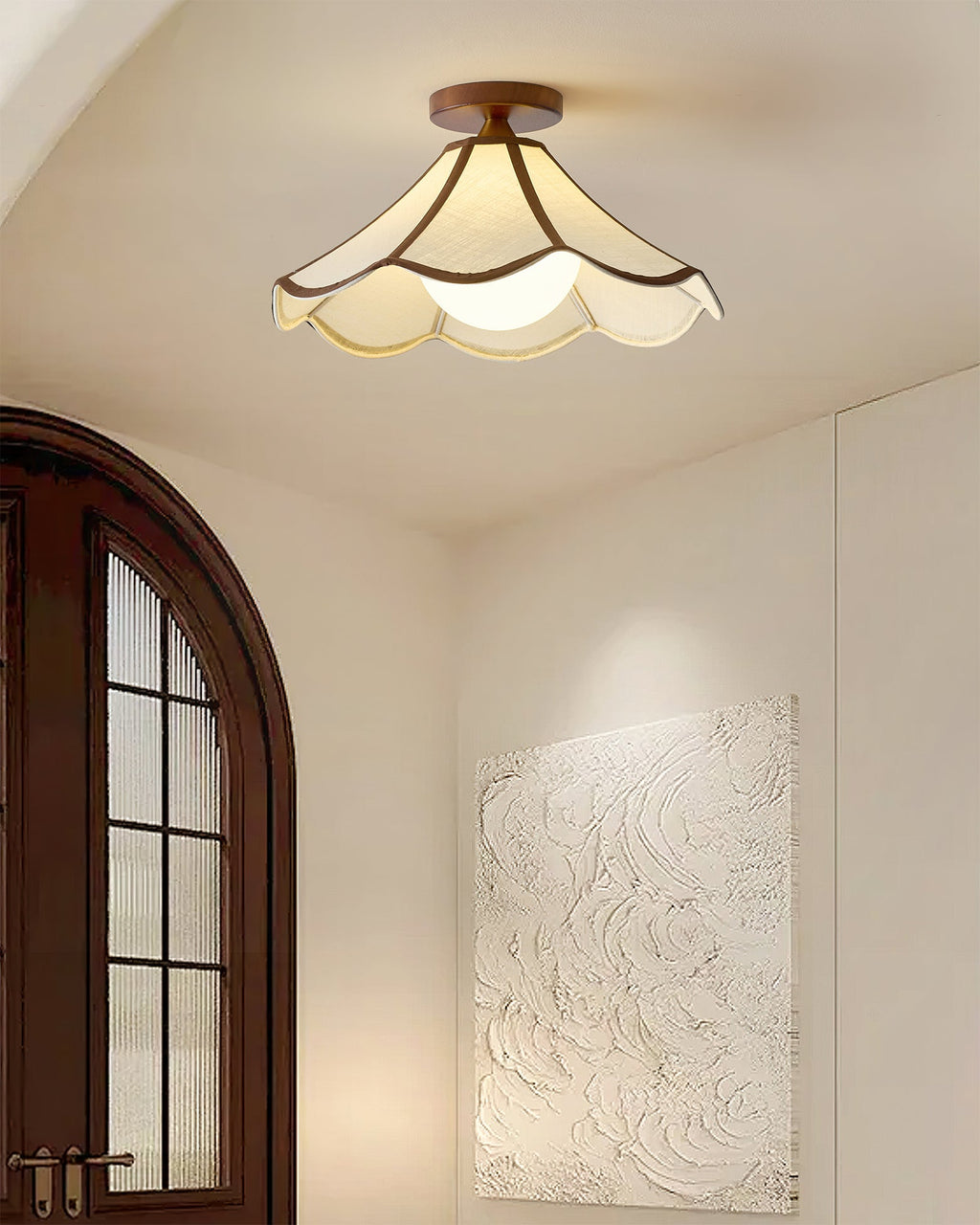 FENWICK ROUNDED HEMISPHERE CEILING FIXTURE