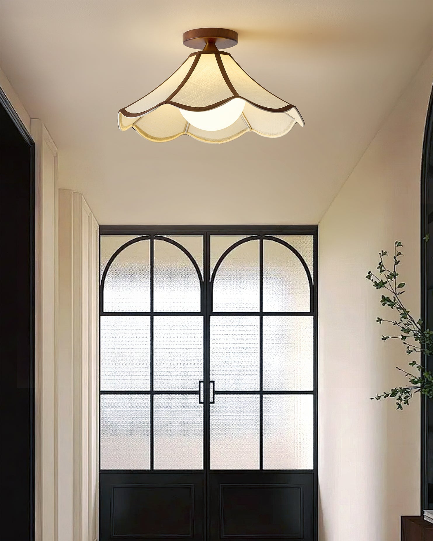FENWICK ROUNDED HEMISPHERE CEILING FIXTURE