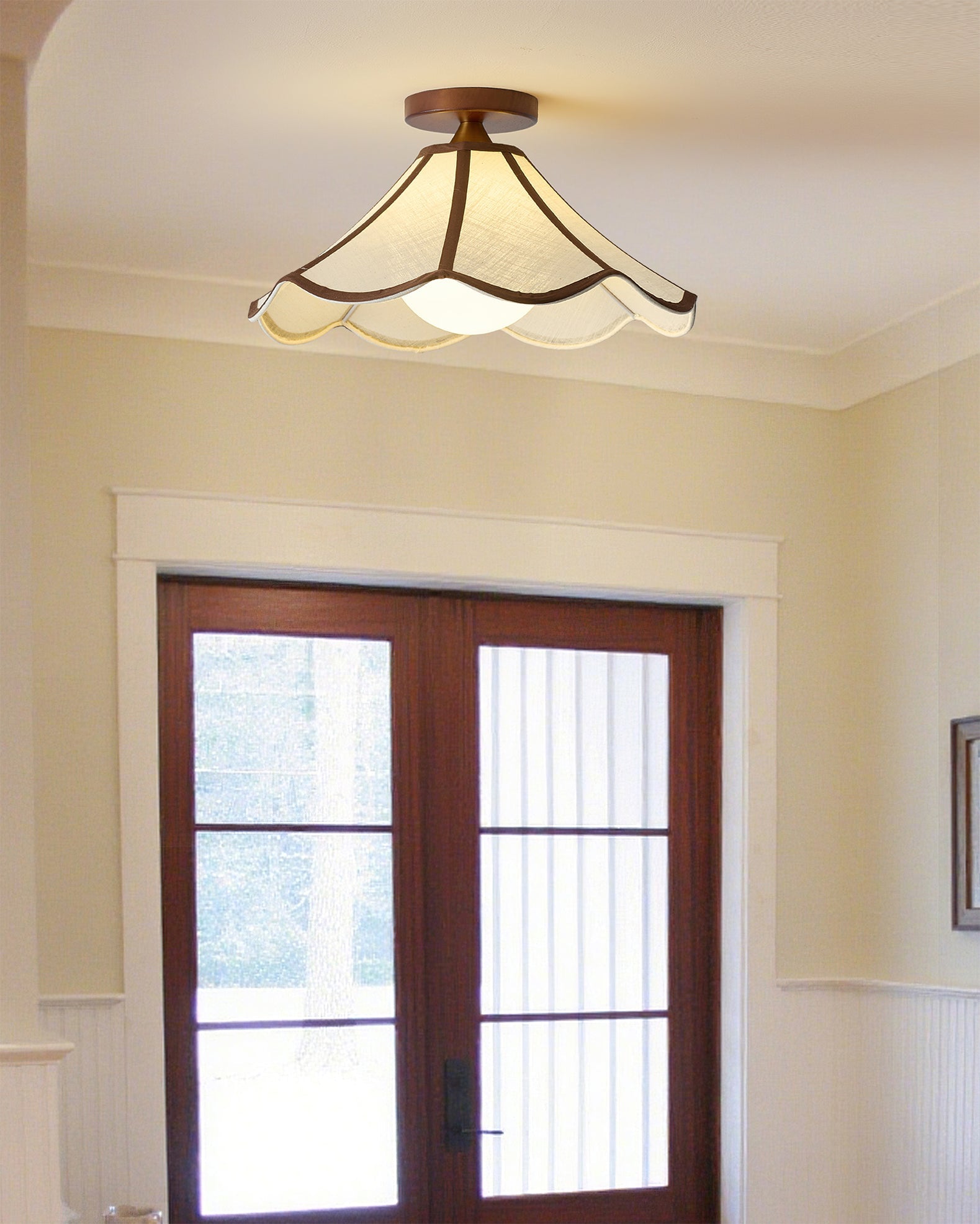 FENWICK ROUNDED HEMISPHERE CEILING FIXTURE