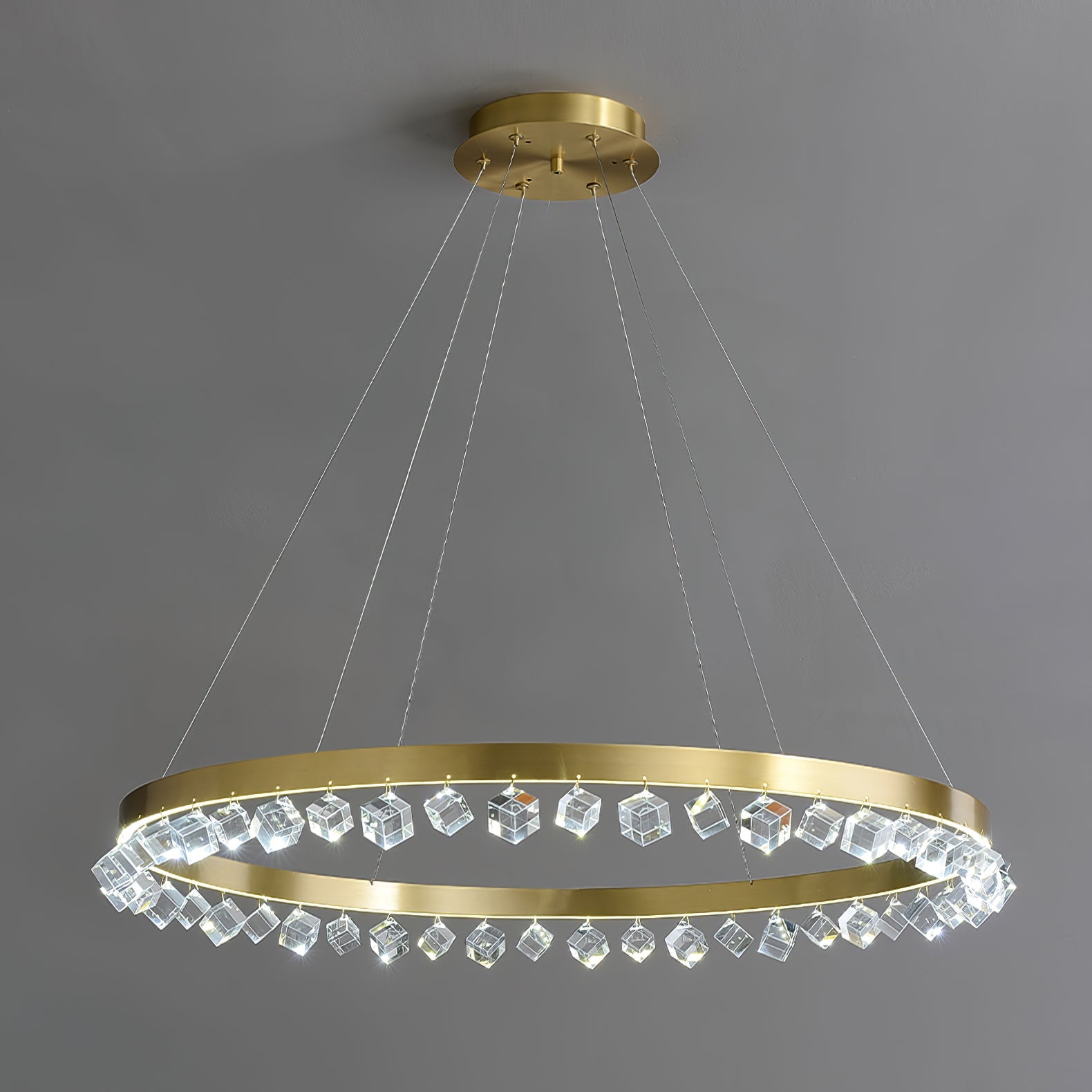BRAMBLEWOOD CRYSTAL SPIRAL CEILING LIGHT