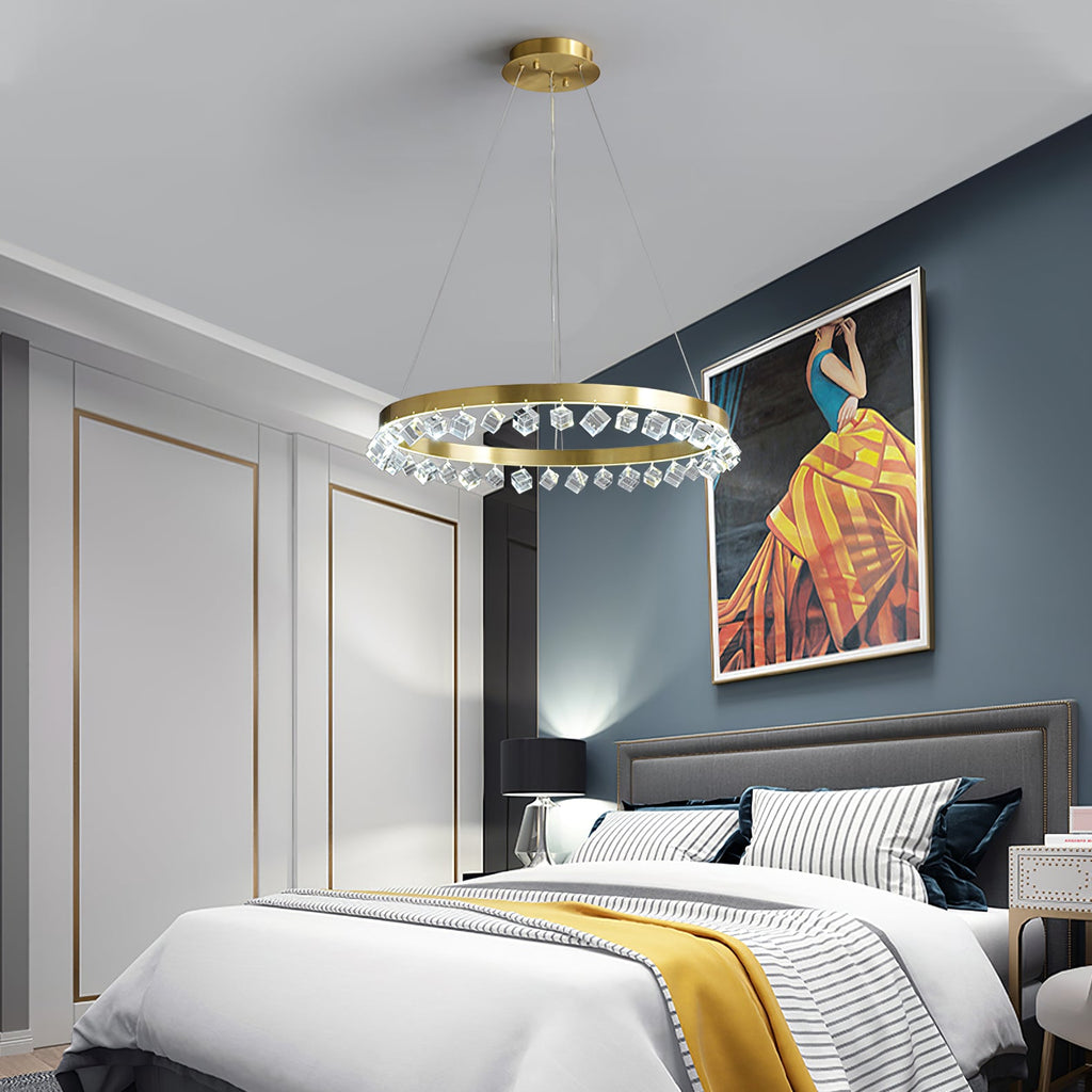 BRAMBLEWOOD CRYSTAL SPIRAL CEILING LIGHT