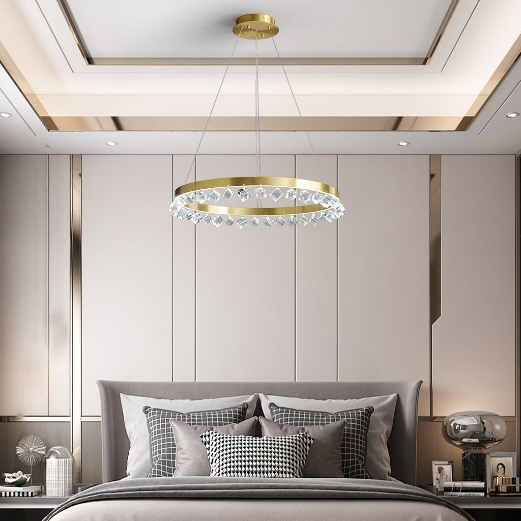 BRAMBLEWOOD CRYSTAL SPIRAL CEILING LIGHT