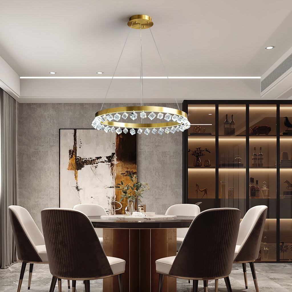 BRAMBLEWOOD CRYSTAL SPIRAL CEILING LIGHT
