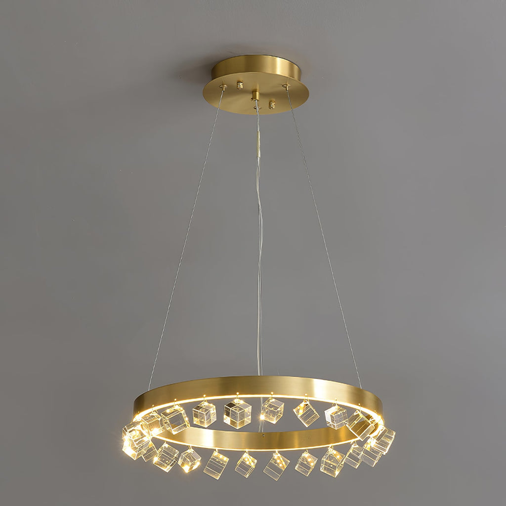 BRAMBLEWOOD CRYSTAL SPIRAL CEILING LIGHT