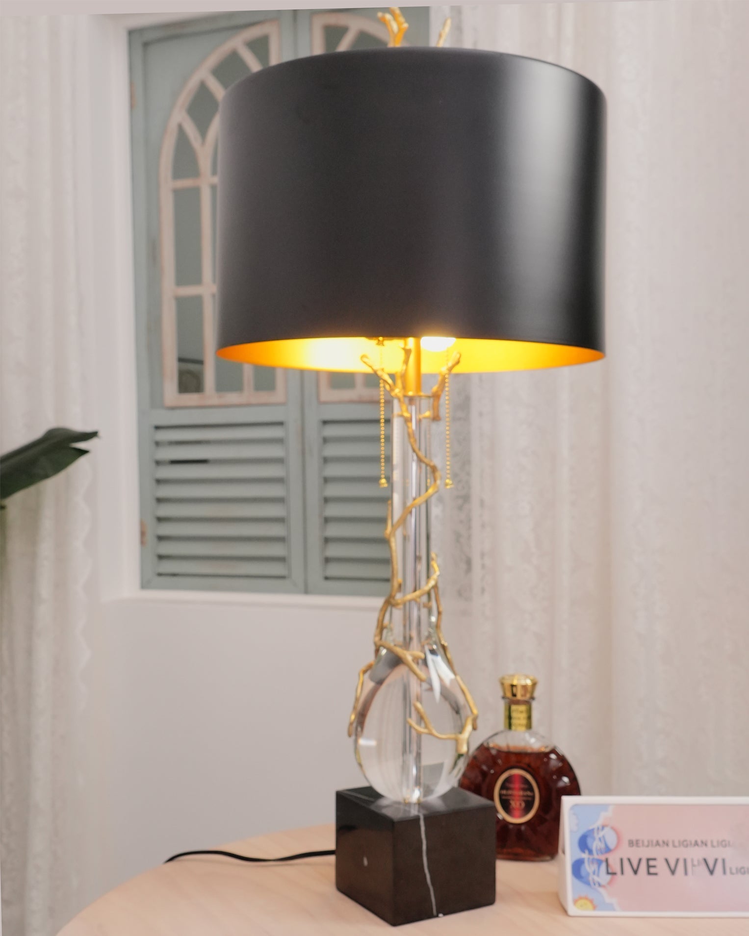 WINTHROP TWILIGHT STONE TABLE LANTERN