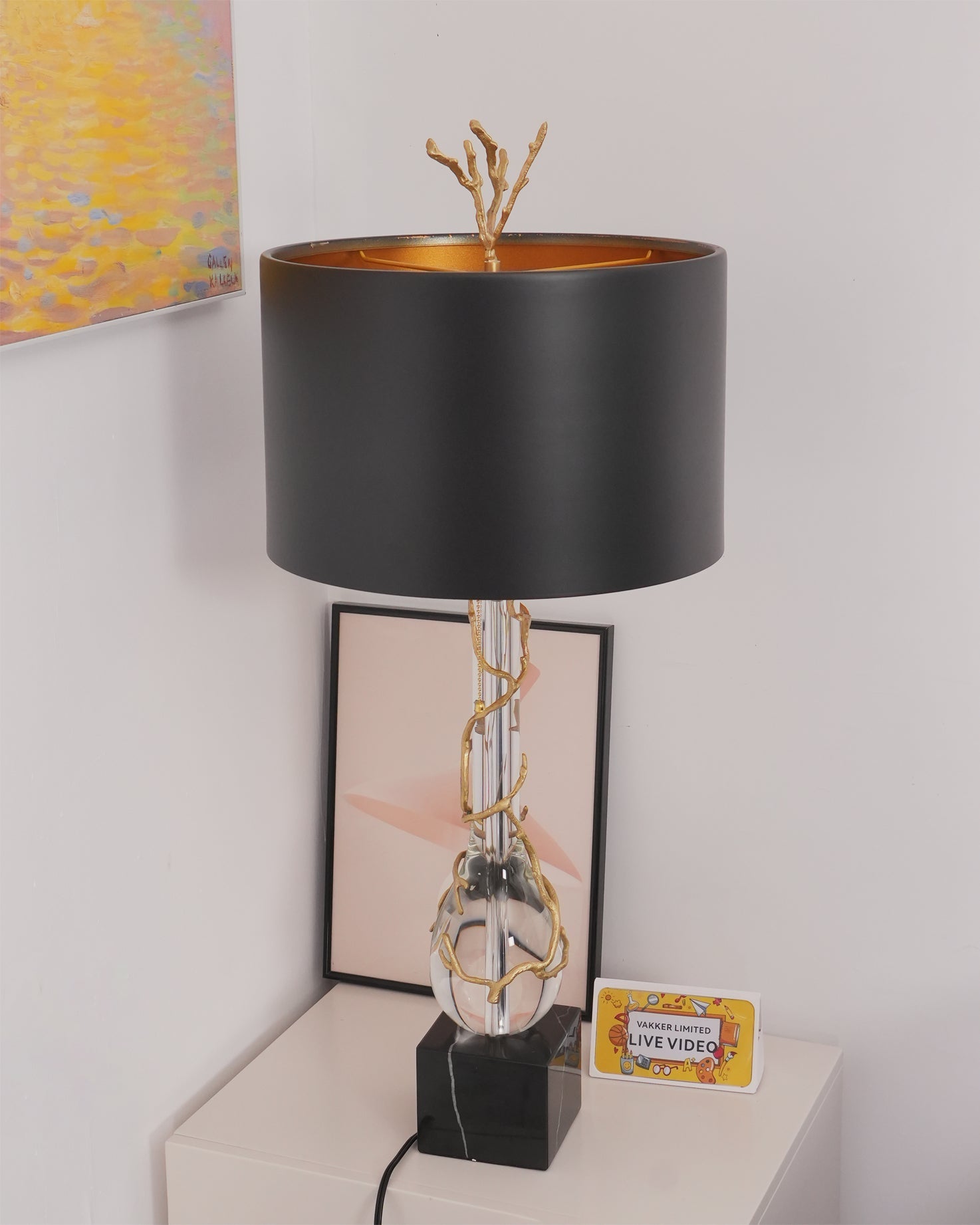 WINTHROP TWILIGHT STONE TABLE LANTERN
