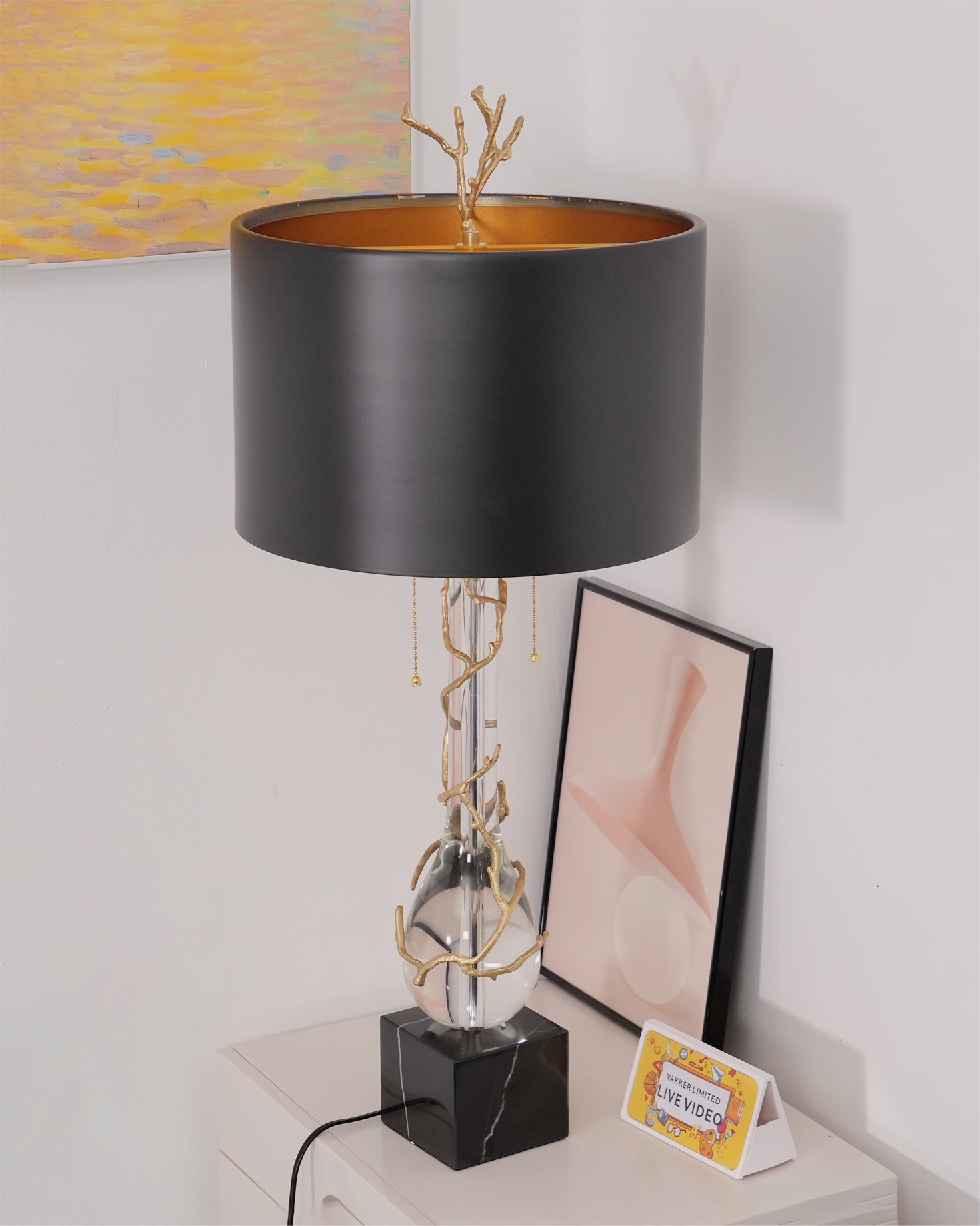 WINTHROP TWILIGHT STONE TABLE LANTERN