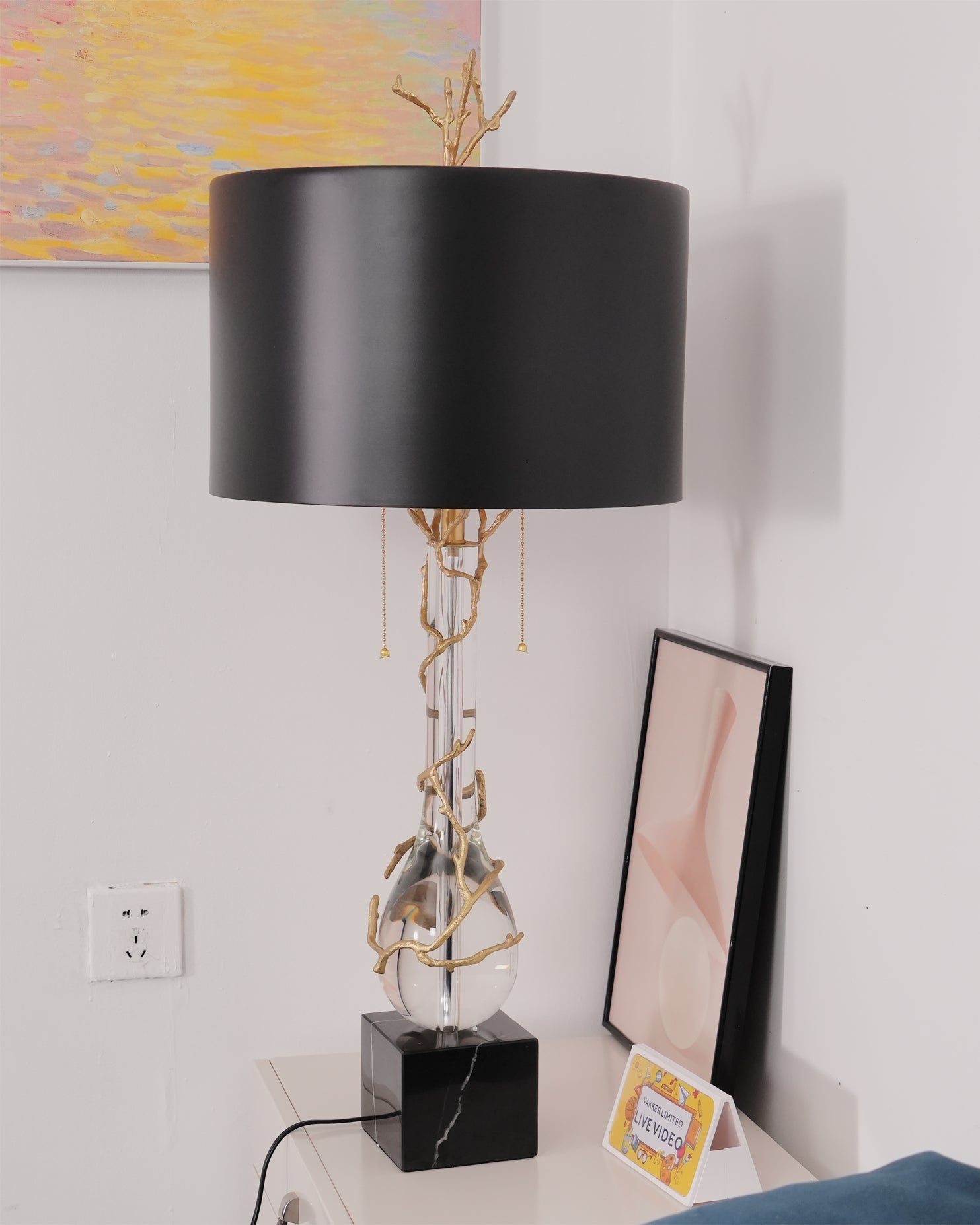 WINTHROP TWILIGHT STONE TABLE LANTERN