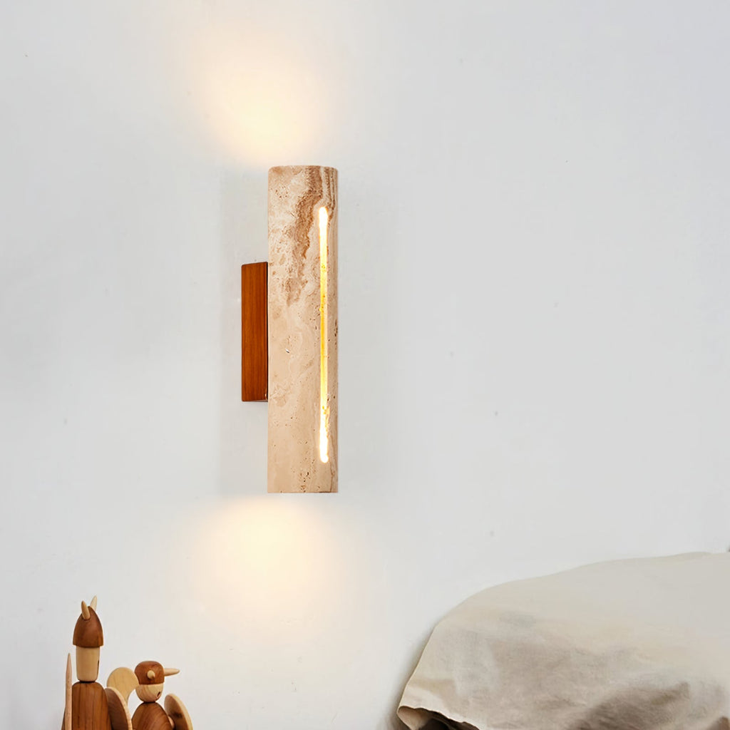 Winchester Travertine Wall Sconce