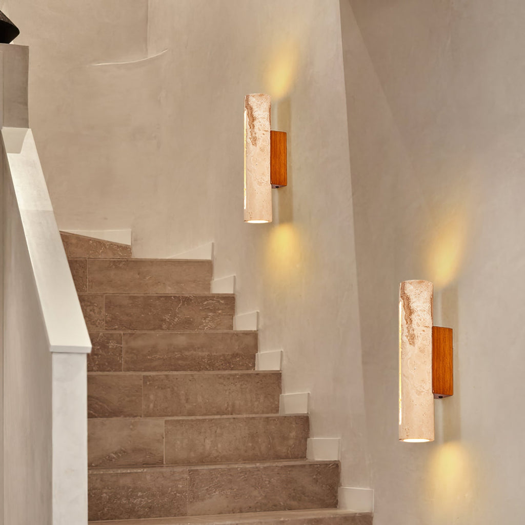 Winchester Travertine Wall Sconce