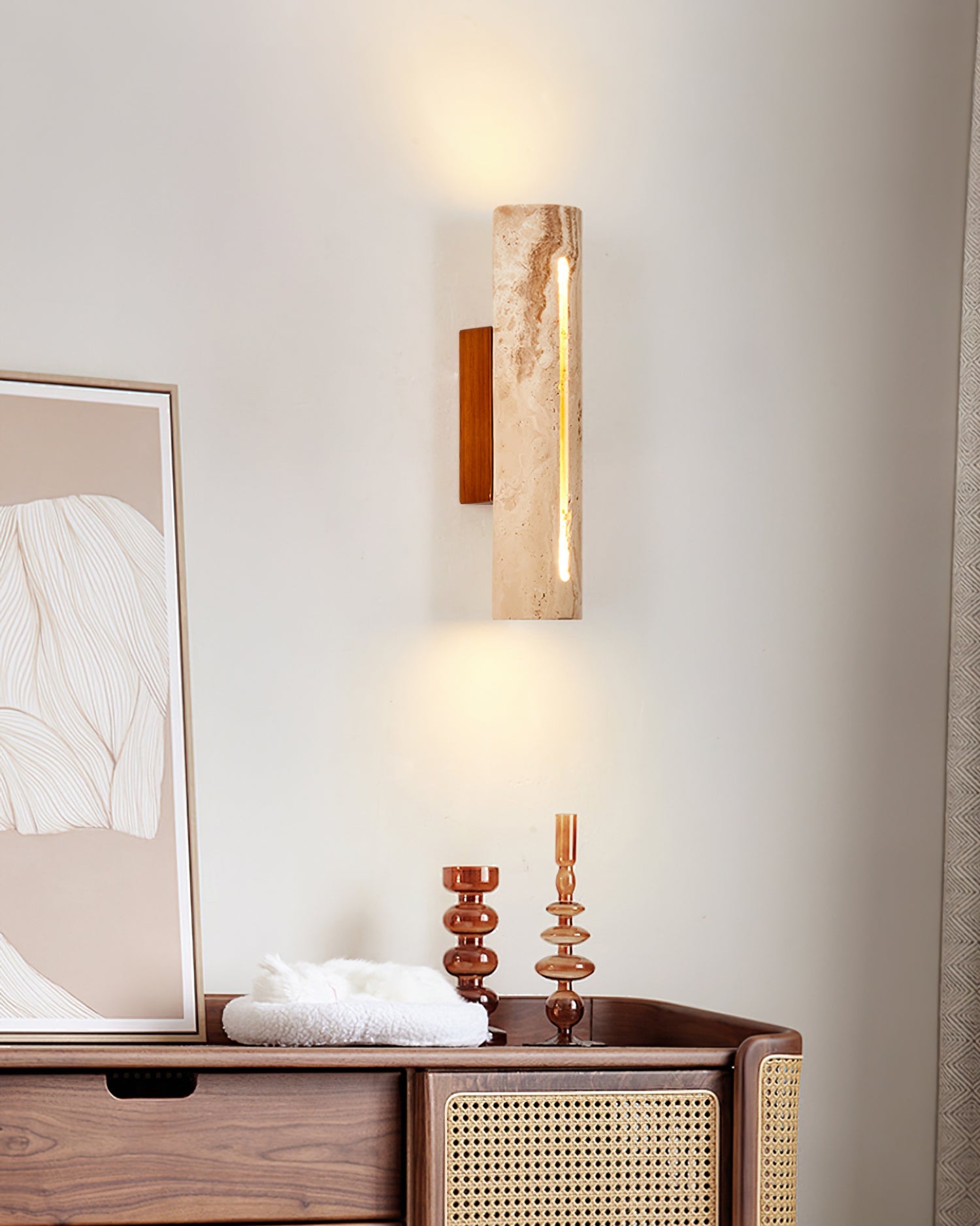 Winchester Travertine Wall Sconce